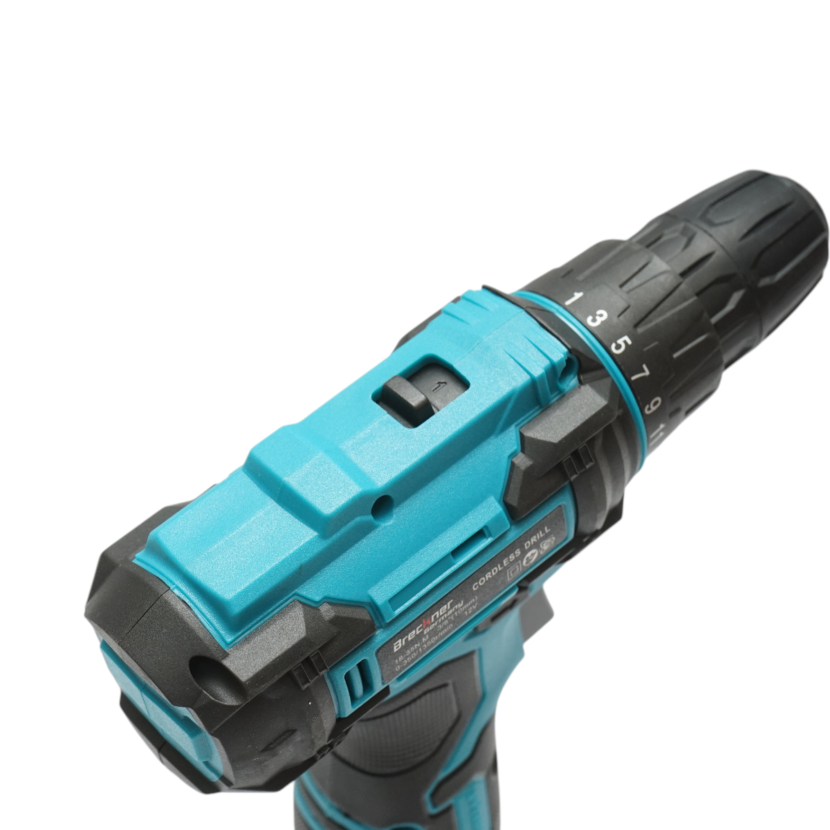 Masina de gaurit si insurubat cu 2 acumulatori 12V, 1.3Ah Li-ion, LED, cuplu 18-35Nm, mandrina 10mm, 0-350/1350rpm Breckner Germany - imagine 11