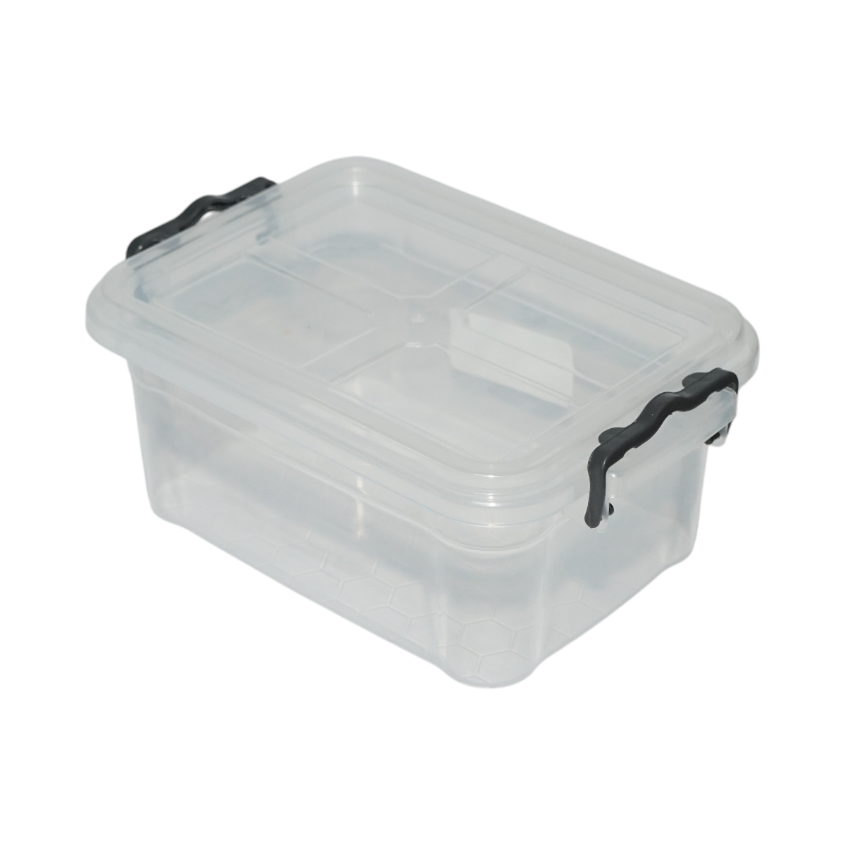 Cutie depozitare 0.8L transparenta cu capac din plastic 160x120x70mm - imagine 4