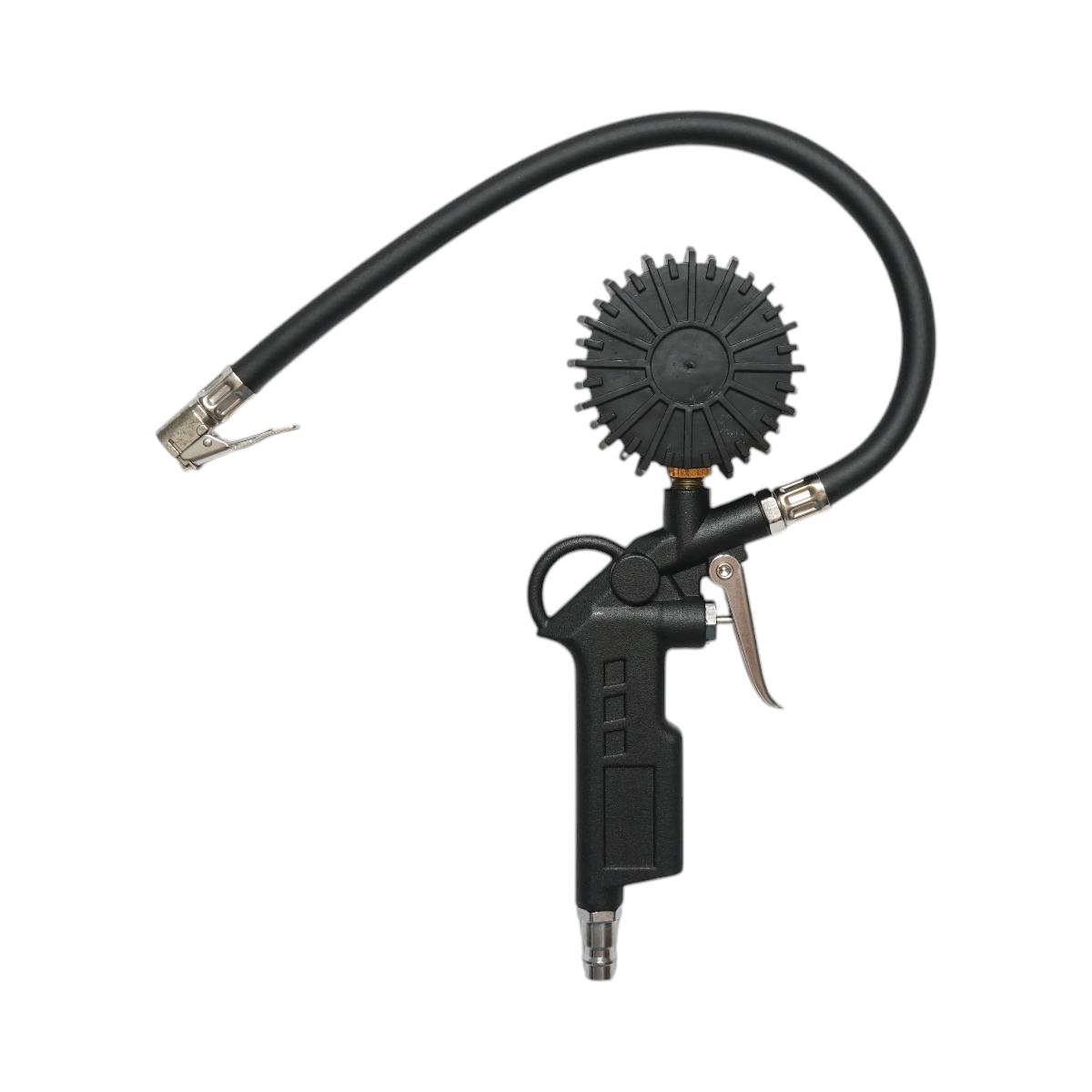 Pistol umflat roti cu furtun si manometru mecanic 0-12 bar Hoteche - imagine 3