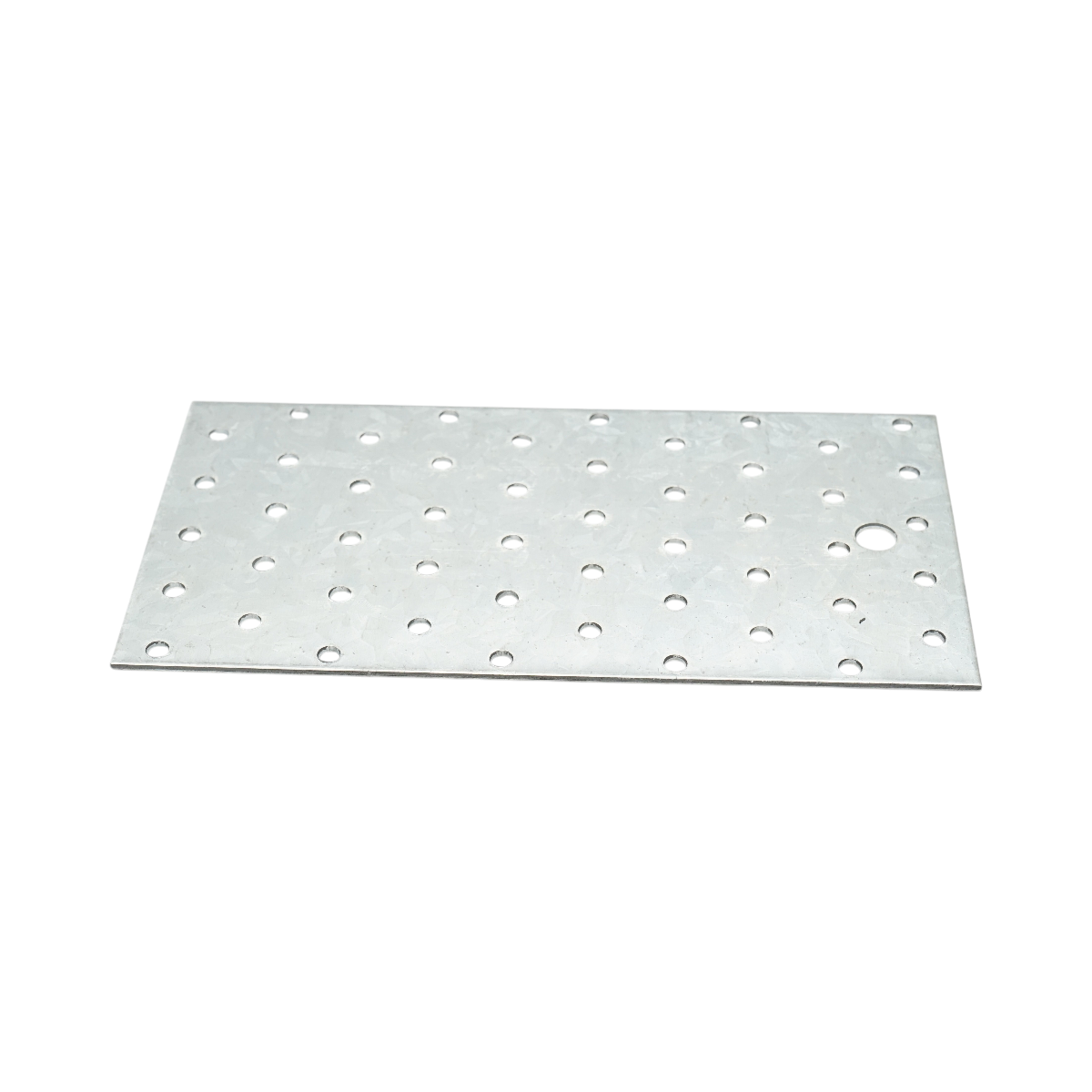 Placa perforata 100x200mm, grosime 2mm, otel zincat - imagine 2