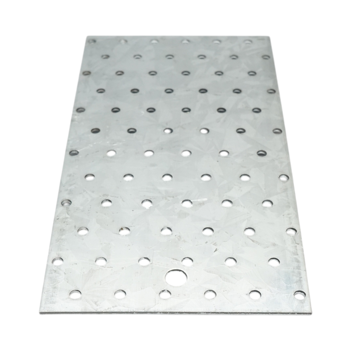 Placa perforata 120x240mm, grosime 2mm, otel zincat - imagine 3