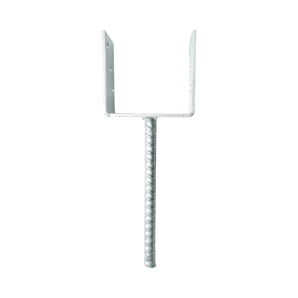 Papuc reazem cu tija 101x60x102mm, grosime 4mm, otel zincat - imagine 4