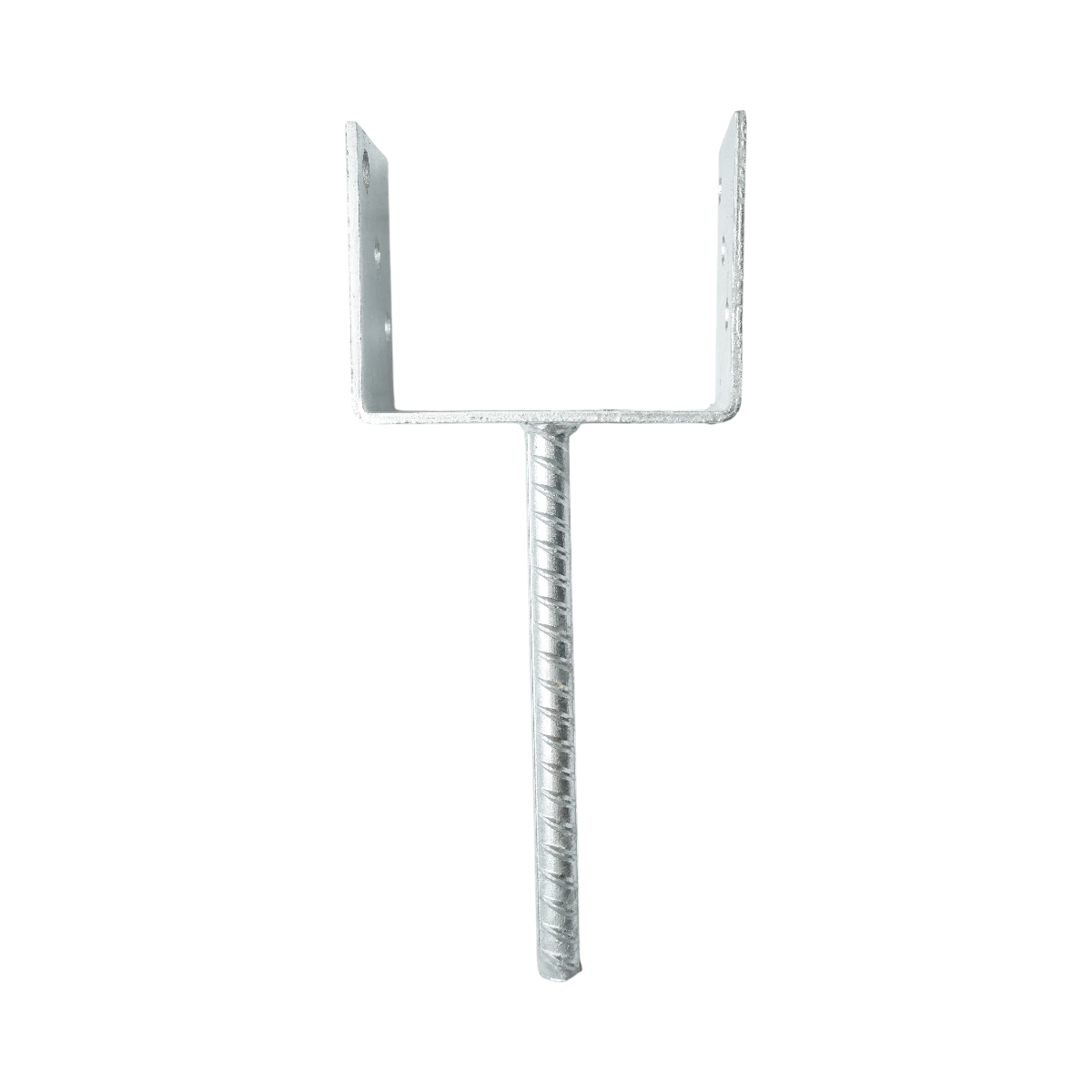 Papuc reazem cu tija 121x60x102mm, grosime 4mm, otel zincat - imagine 6
