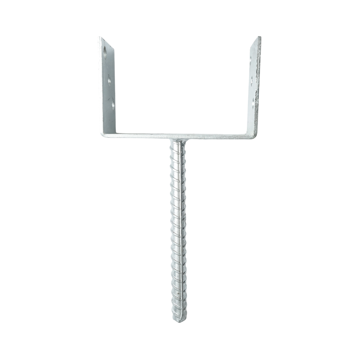 Papuc reazem cu tija 151x60x125mm, grosime 4mm, otel zincat - imagine 4
