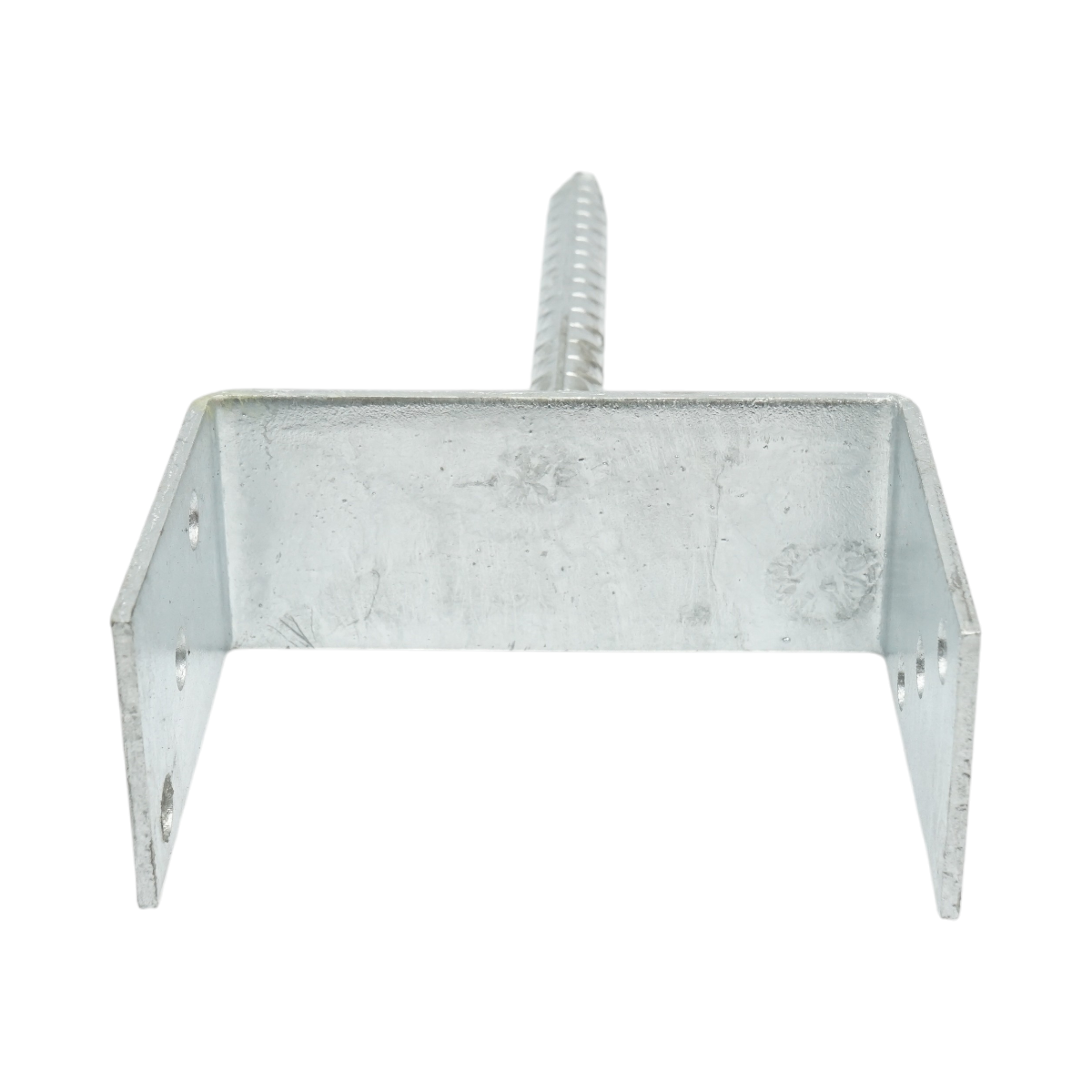 Papuc reazem cu tija 141x60x102mm, grosime 4mm, otel zincat - imagine 4