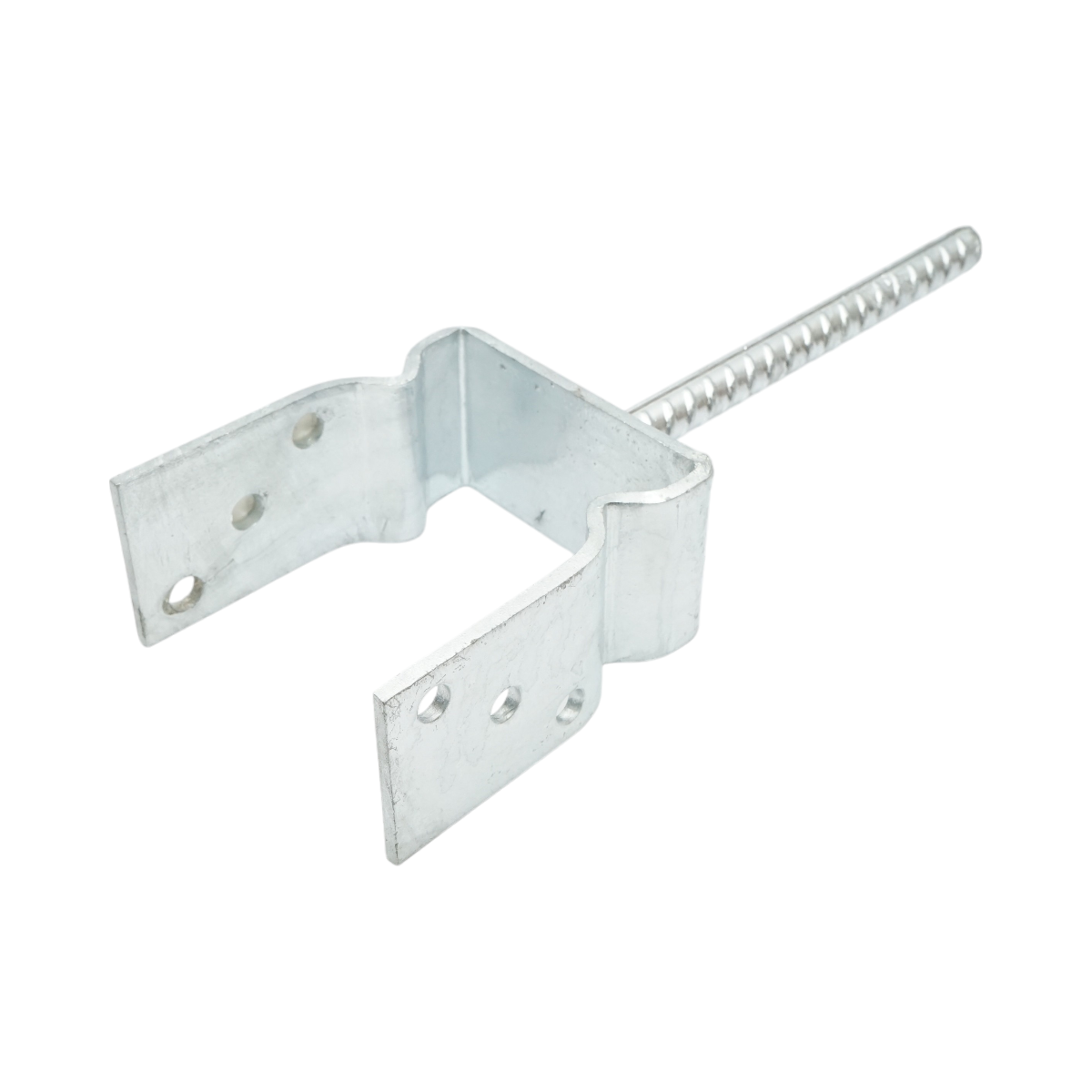 Papuc reazem cu tija 101x60x125mm, grosime 5mm, otel zincat - imagine 4