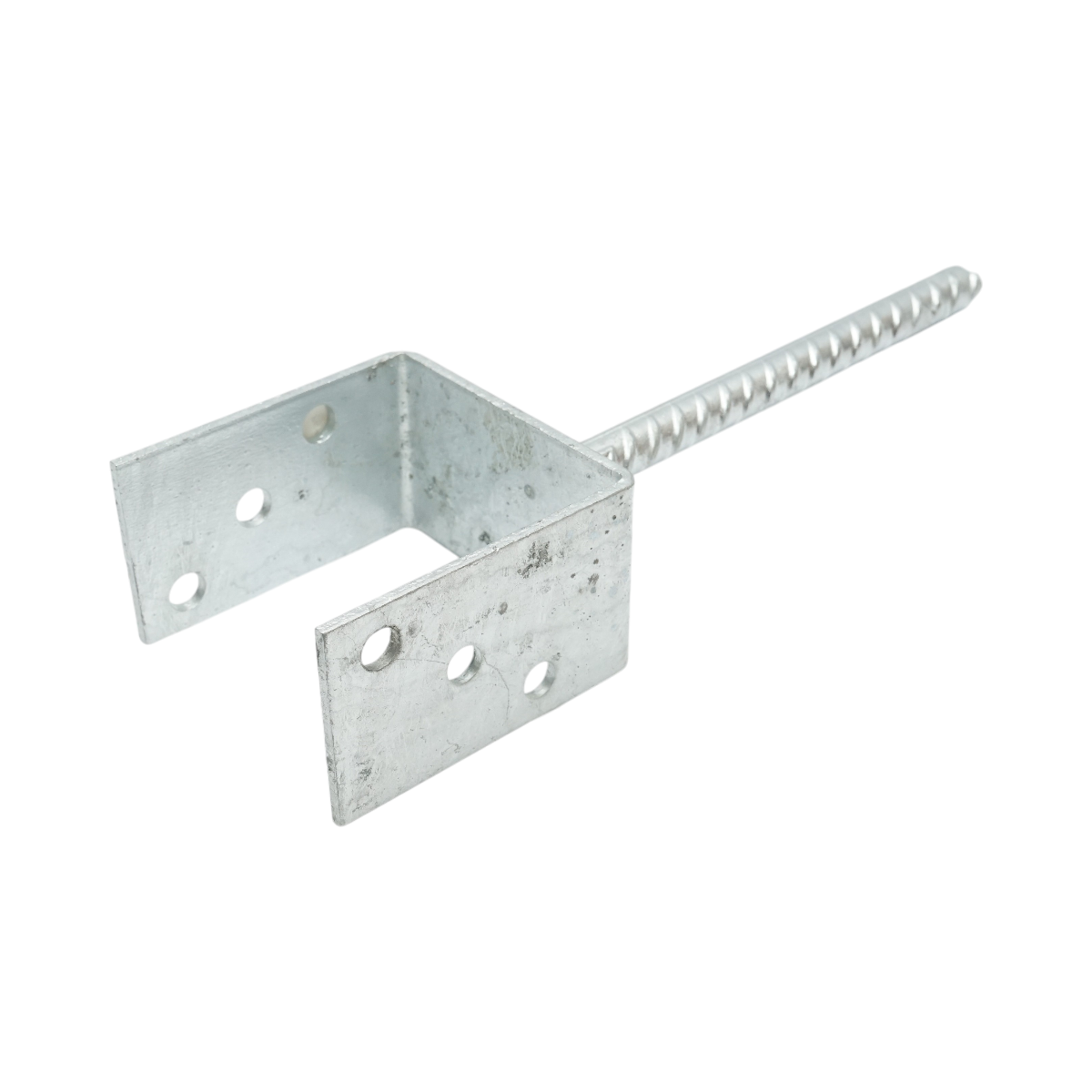 Papuc reazem cu tija 91x60x102mm, grosime 4mm, otel zincat - imagine 4