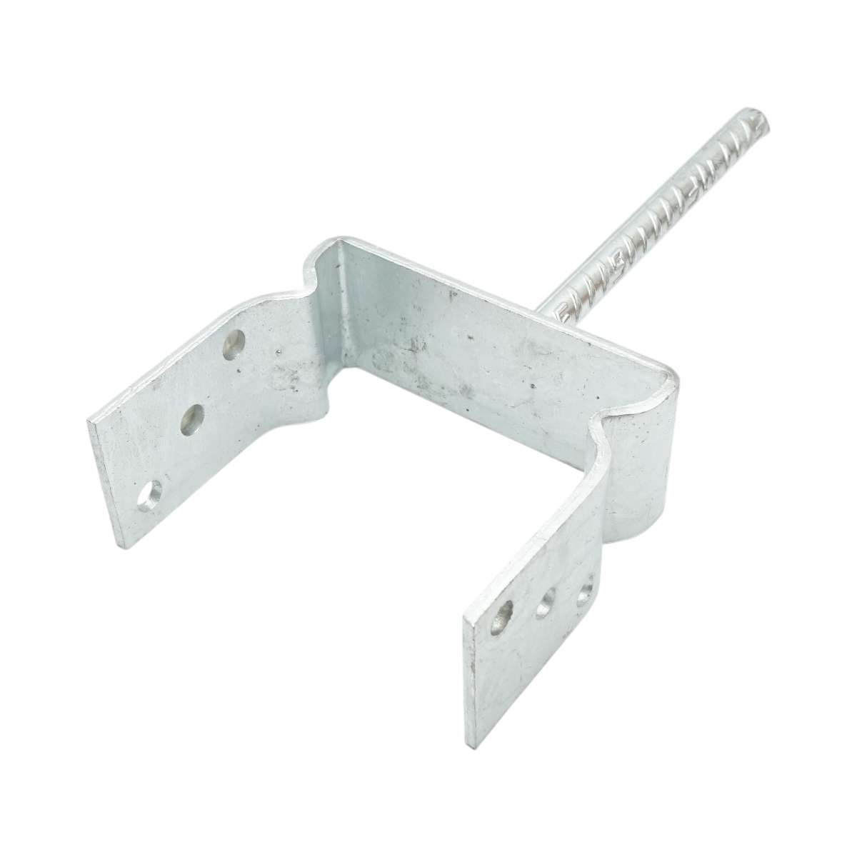 Papuc reazem cu tija 141x60x125mm, grosime 5mm, otel zincat - imagine 4