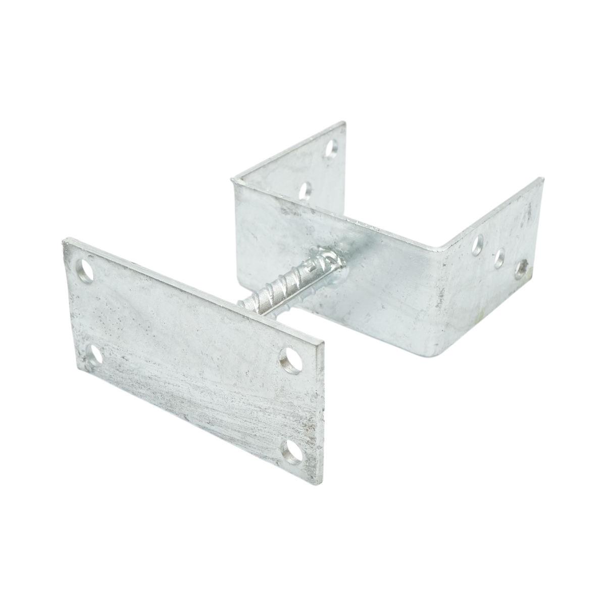 Papuc reazem cu talpa fixa 102x60x101mm, grosime 5mm, otel zincat - imagine 3