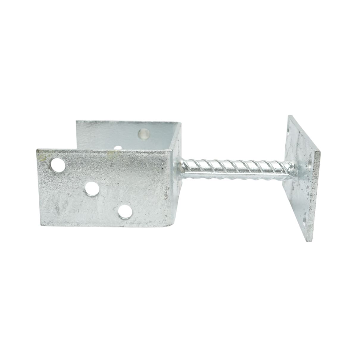 Papuc reazem cu talpa fixa 102x60x101mm, grosime 5mm, otel zincat - imagine 4