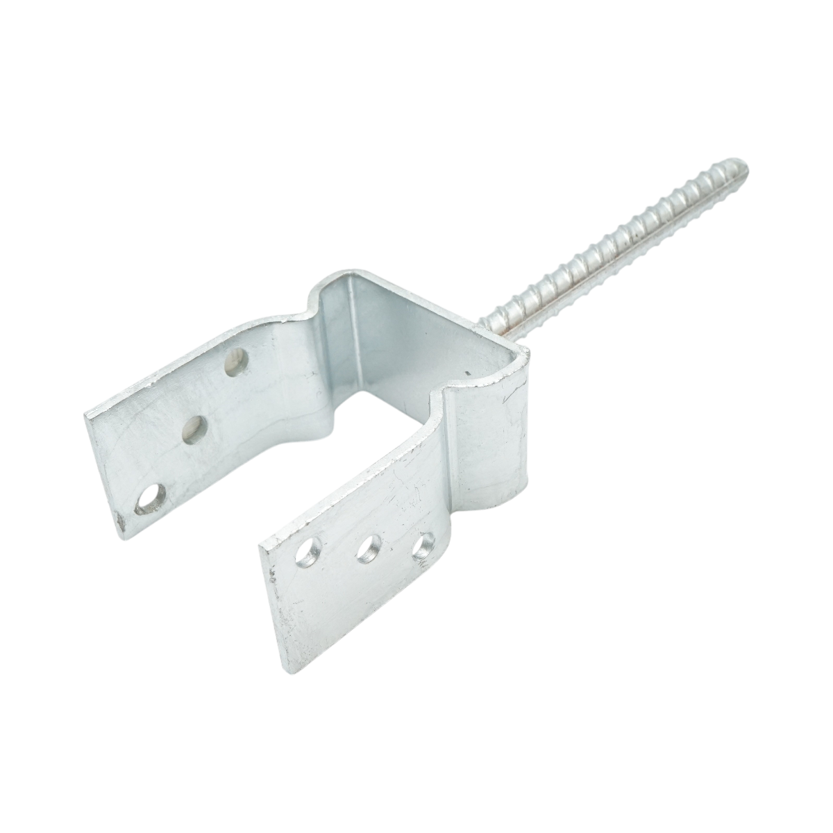 Papuc reazem cu tija 91x60x125mm, grosime 5mm, otel zincat - imagine 4