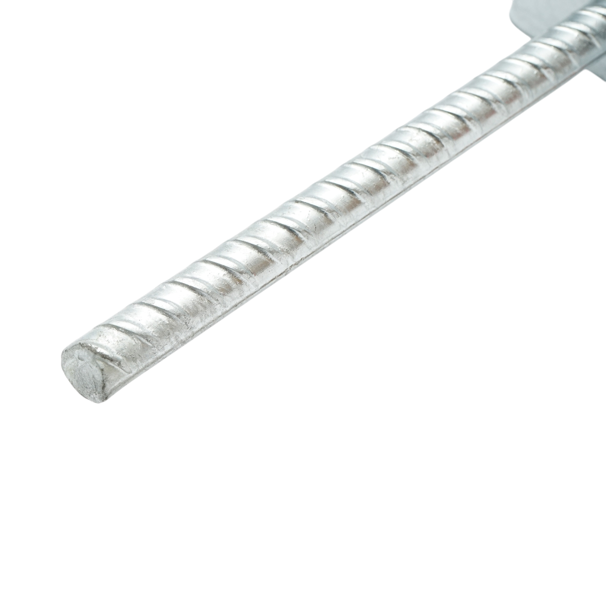 Papuc reazem cu tija 91x60x125mm, grosime 5mm, otel zincat - imagine 5