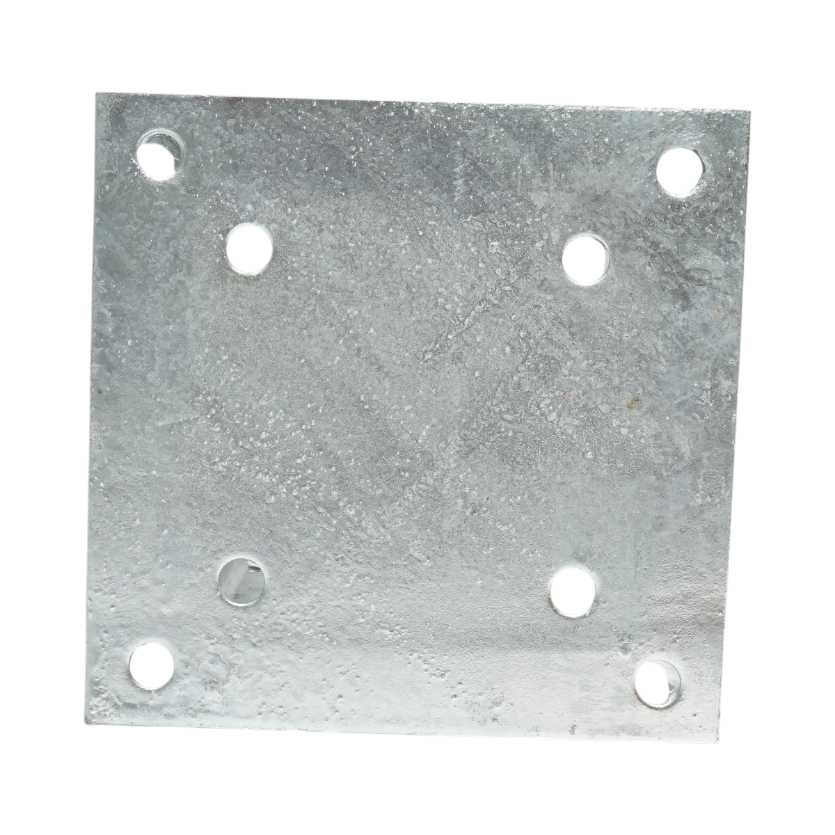 Suport stalp patrat aplicat 101x101x150mm, grosime 2mm, otel zincat - imagine 4