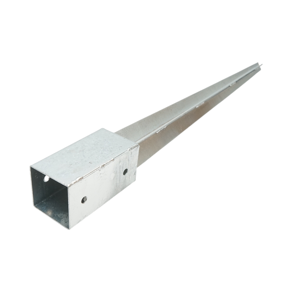 Suport stalp tip tarus 71x71x750mm, grosime 2mm, otel zincat - imagine 3