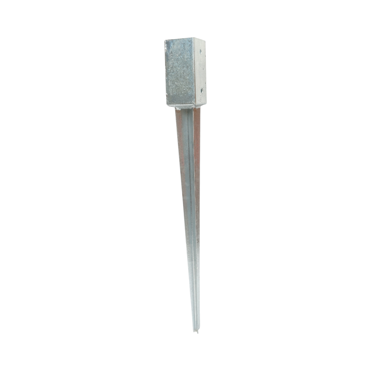 Suport stalp tip tarus 71x71x750mm, grosime 2mm, otel zincat - imagine 2