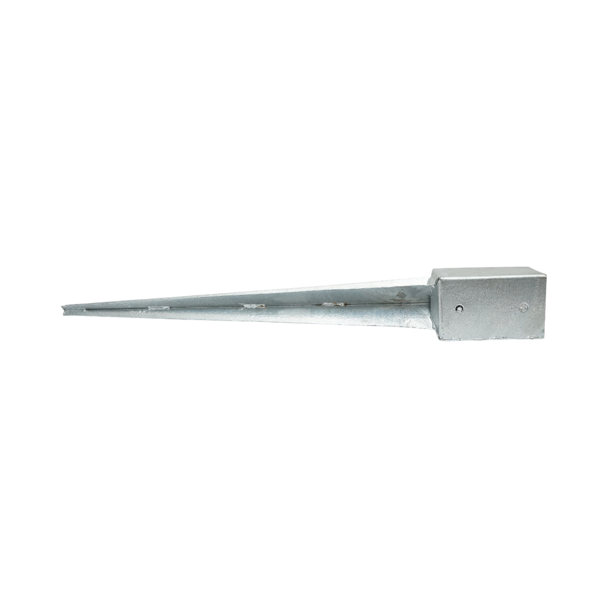 Suport stalp tip tarus 91x91x750mm, grosime 2mm, otel zincat - imagine 3