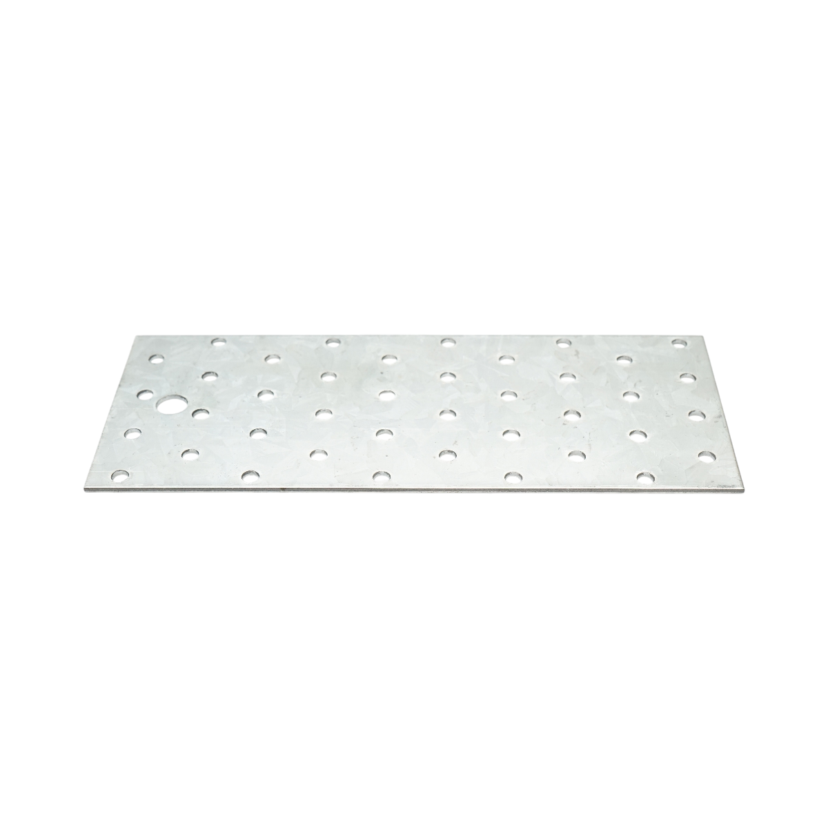 Placa perforata 80x200mm, grosime 2mm, otel zincat - imagine 2