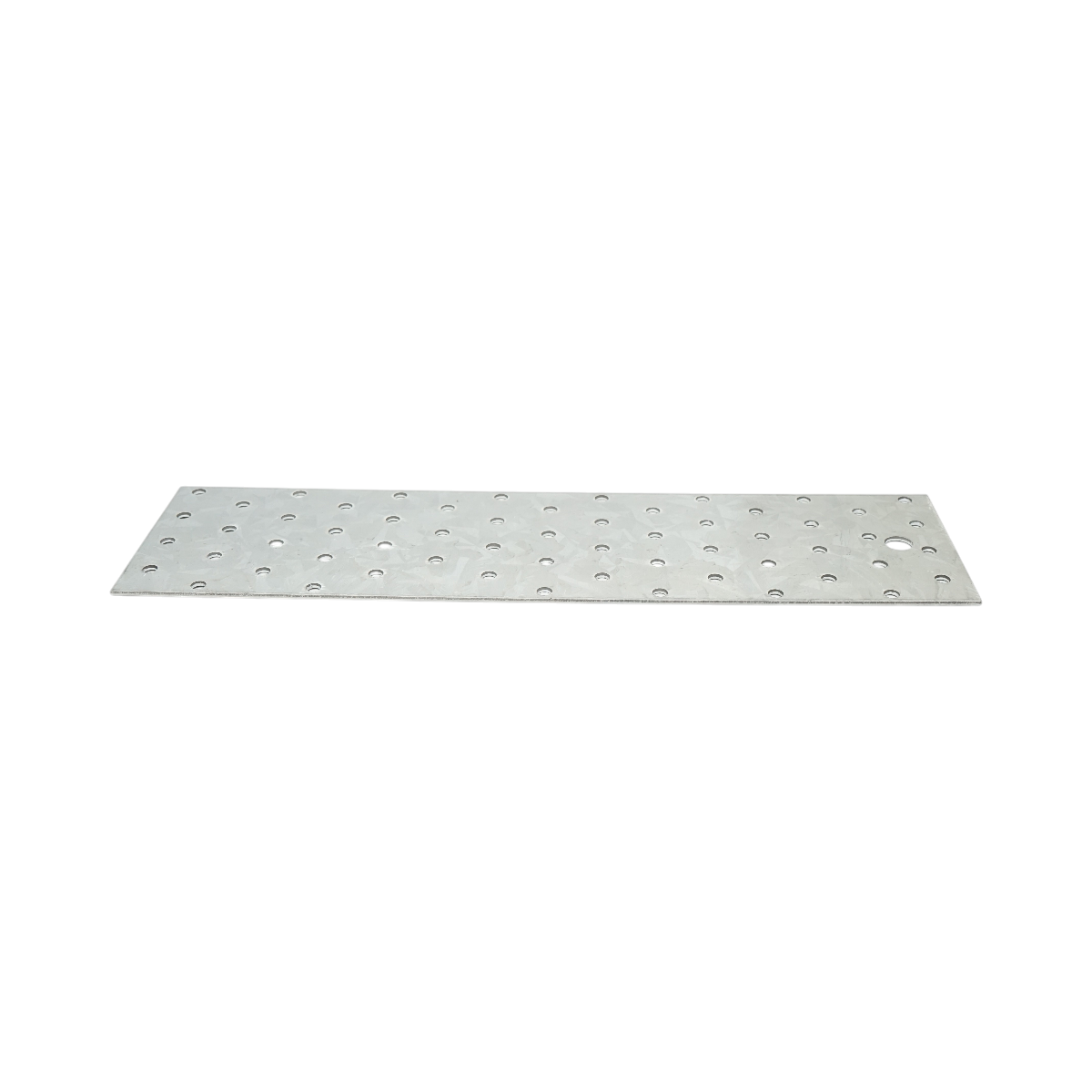 Placa perforata 80x300mm, grosime 2mm, otel zincat - imagine 2