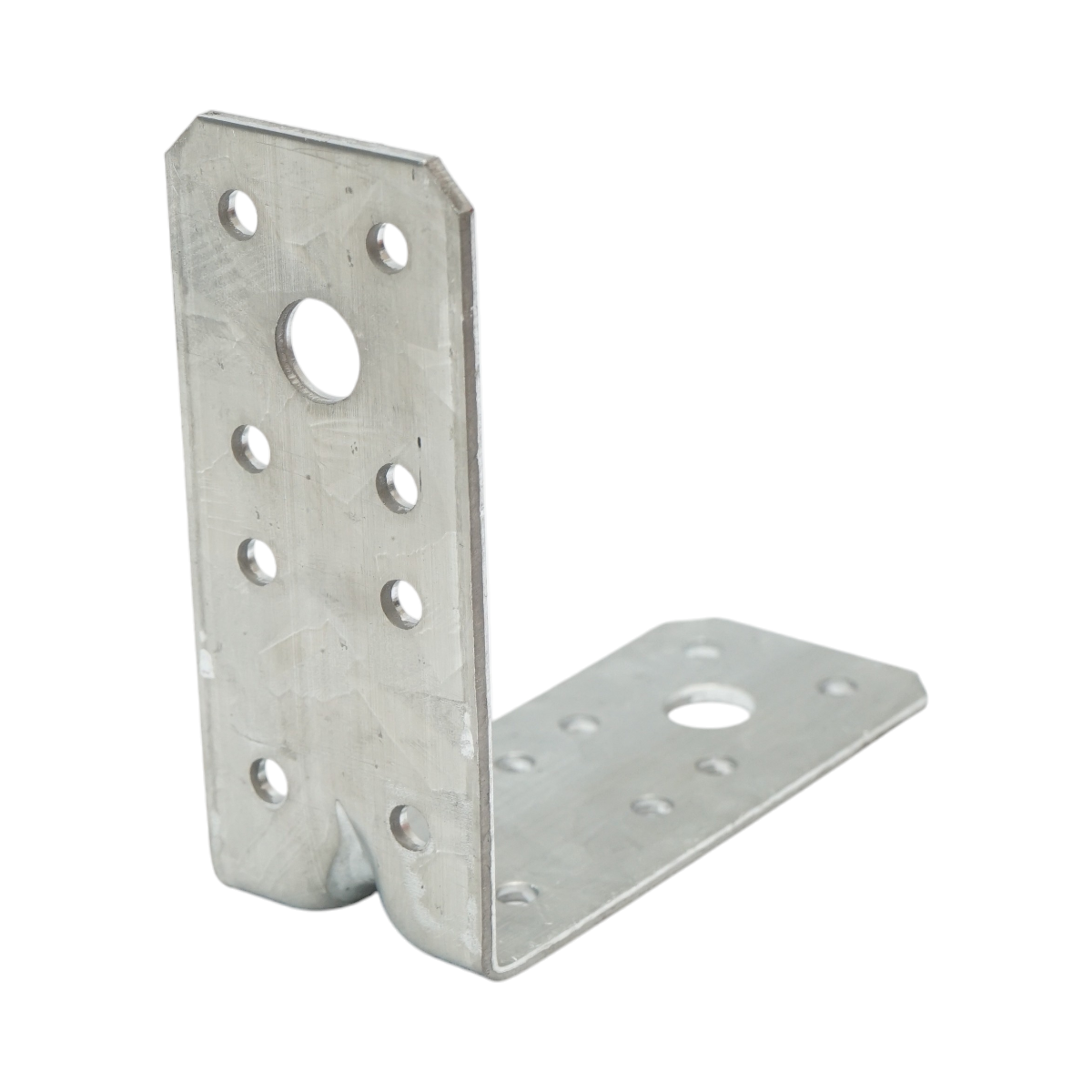 Vinclu de imbinare cu intaritura 90x90x40mm, grosime 2.5mm, otel zincat - imagine 4