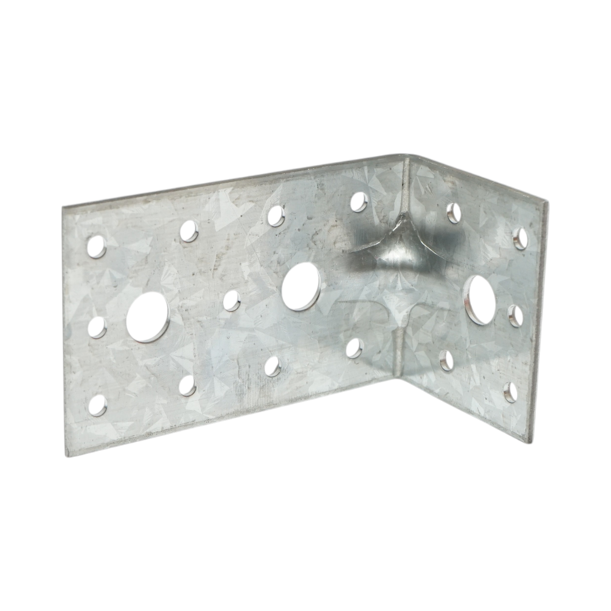 Vinclu de imbinare cu intaritura 90x55x55mm, grosime 2mm, otel zincat - imagine 2