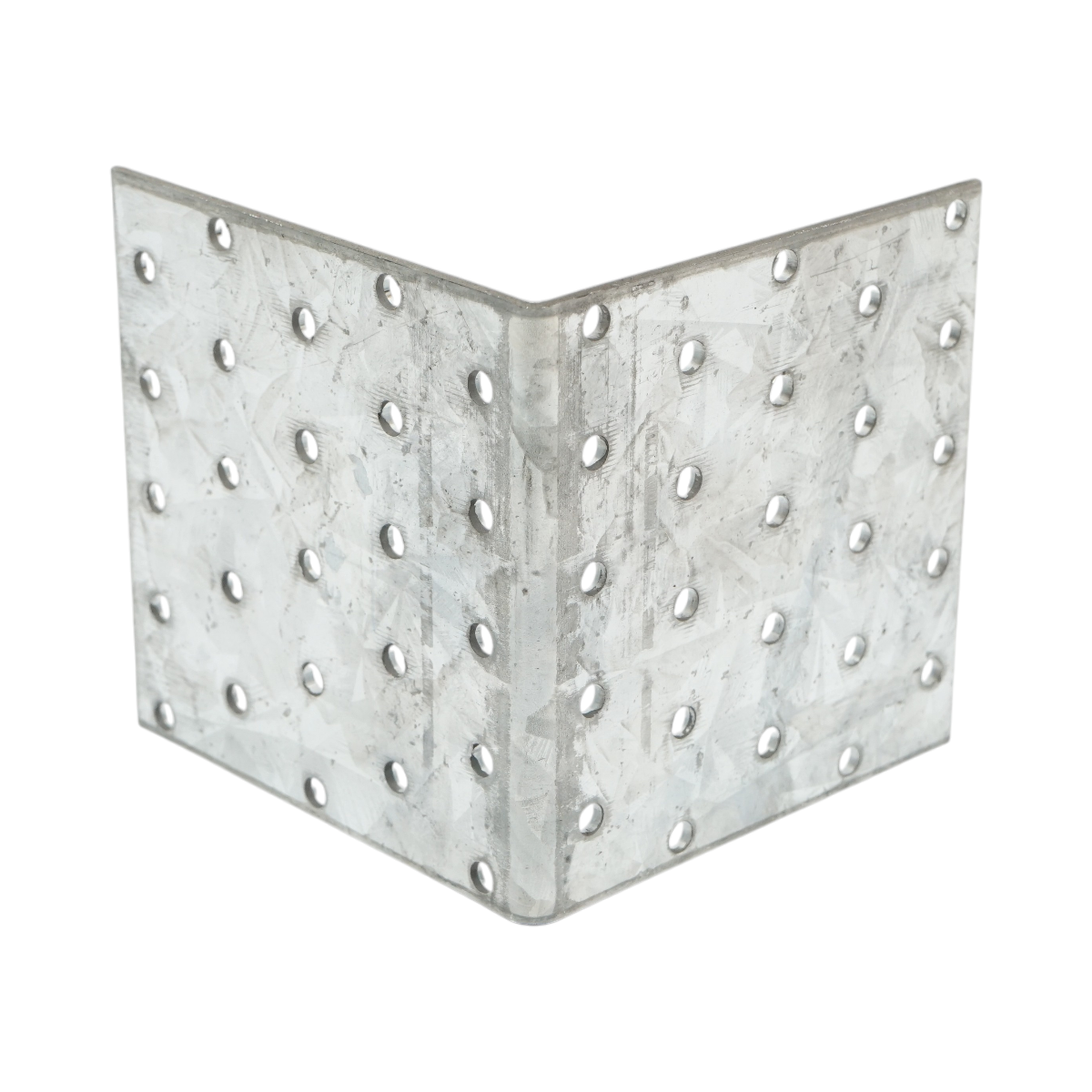Vinclu de imbinare 100x100x100mm, grosime 2.5mm, otel zincat - imagine 3