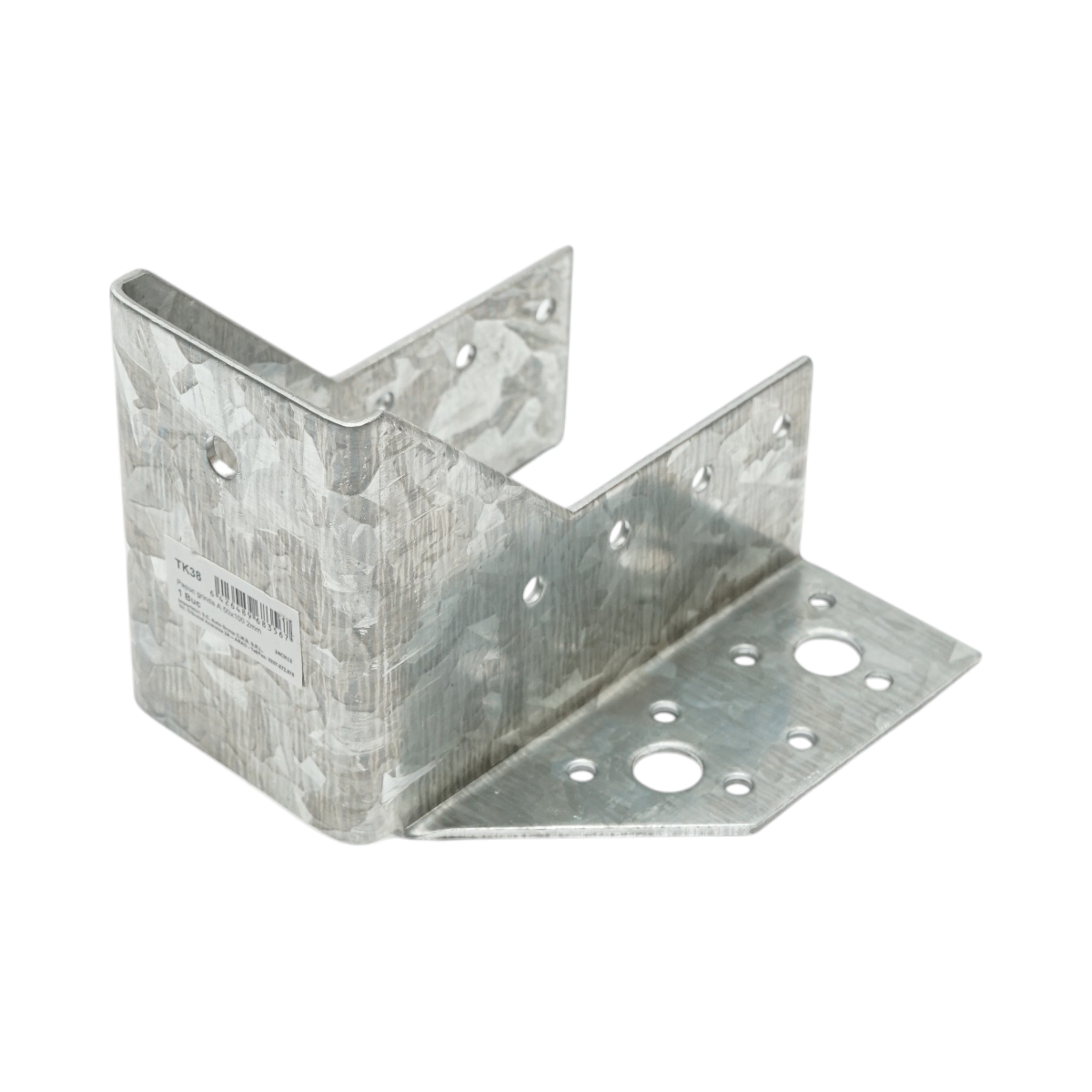Papuc grinda tip A 50x100mm, grosime 2mm, otel zincat - imagine 3