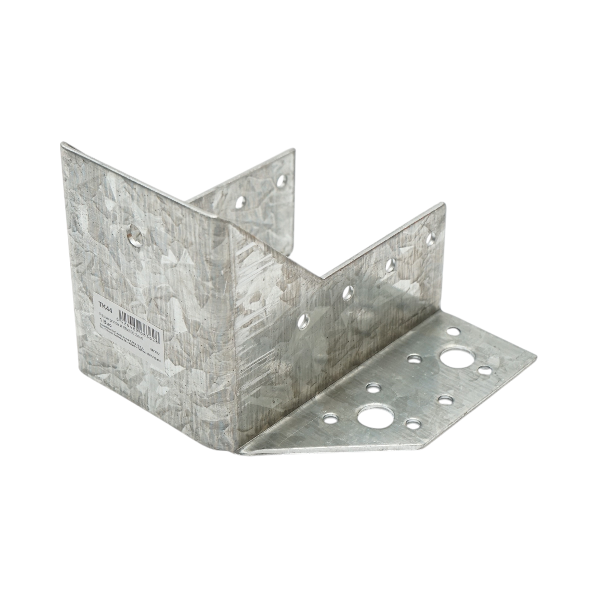 Papuc grinda tip A 60x100mm, grosime 2mm, otel zincat - imagine 4