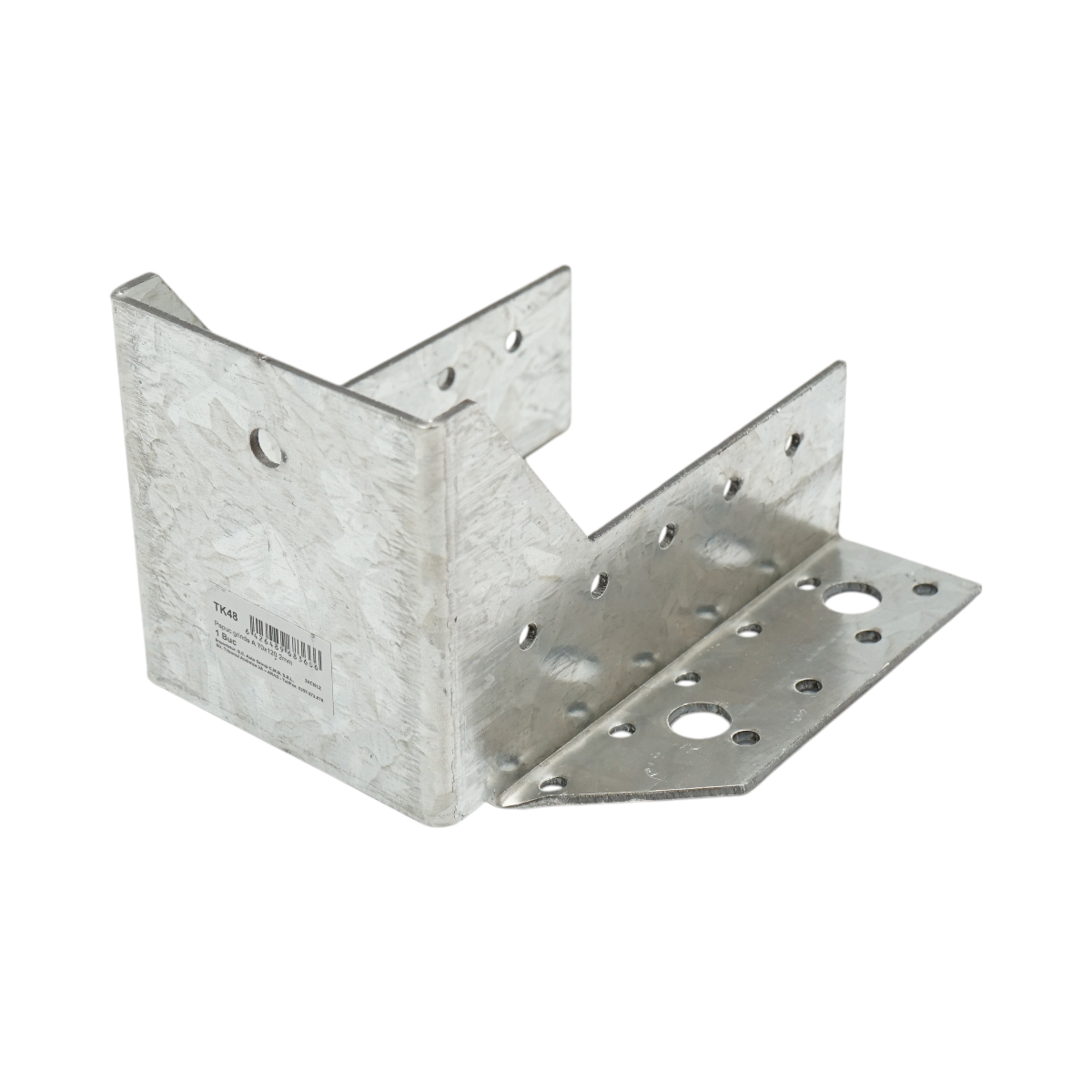 Papuc grinda tip A 70x120mm, grosime 2mm, otel zincat - imagine 3