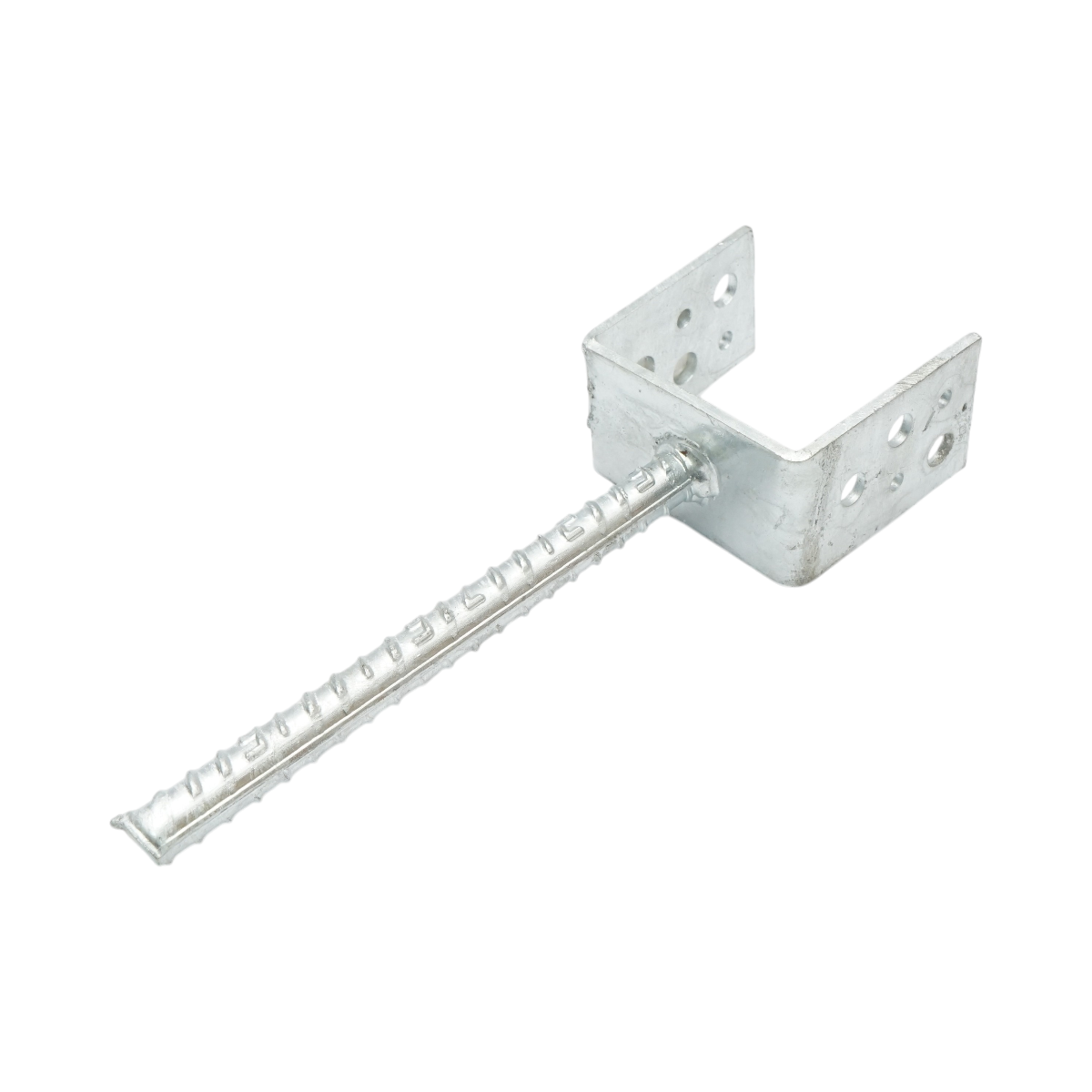 Papuc reazem cu tija 81x50x80mm, grosime 4mm, otel zincat