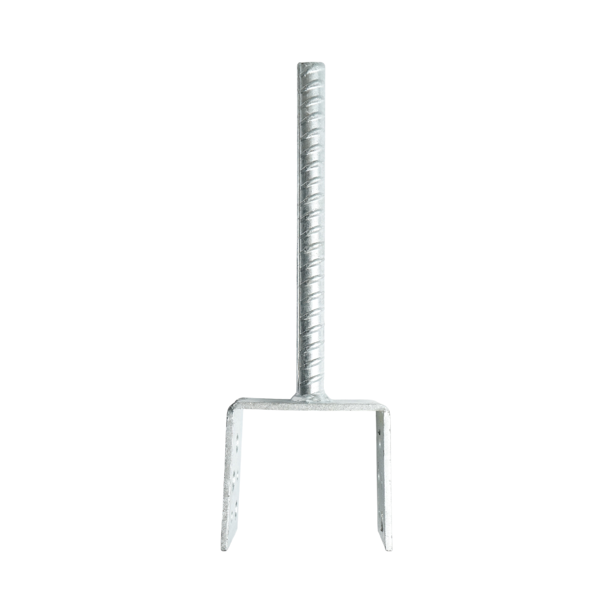 Papuc reazem cu tija 81x50x80mm, grosime 4mm, otel zincat - imagine 4