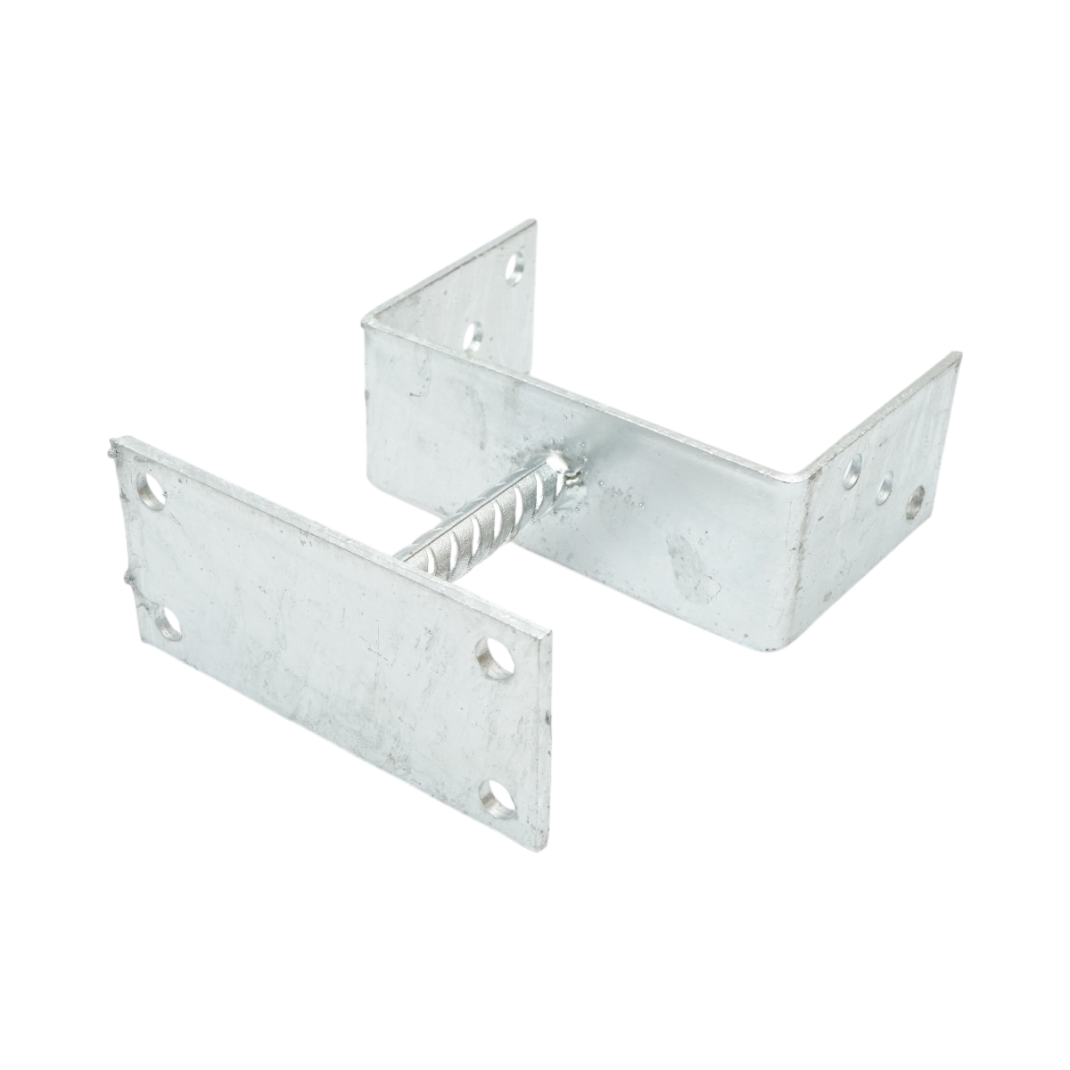 Papuc reazem cu talpa fixa 151x60x101mm, grosime 5mm, otel zincat - imagine 4