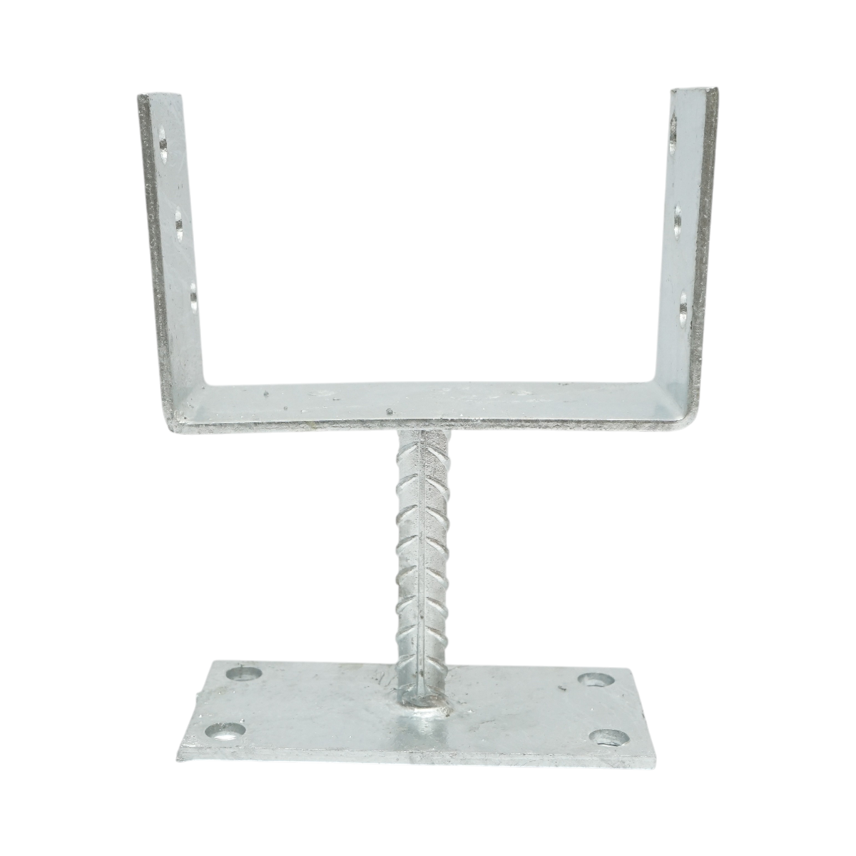 Papuc reazem cu talpa fixa 151x60x101mm, grosime 5mm, otel zincat - imagine 2