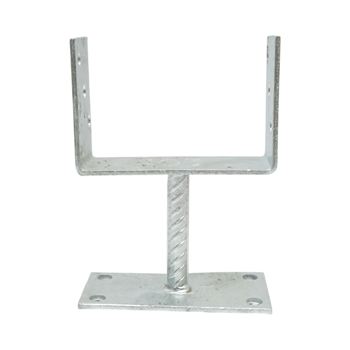 Papuc reazem cu talpa fixa 141x60x102mm, grosime 5mm, otel zincat - imagine 2