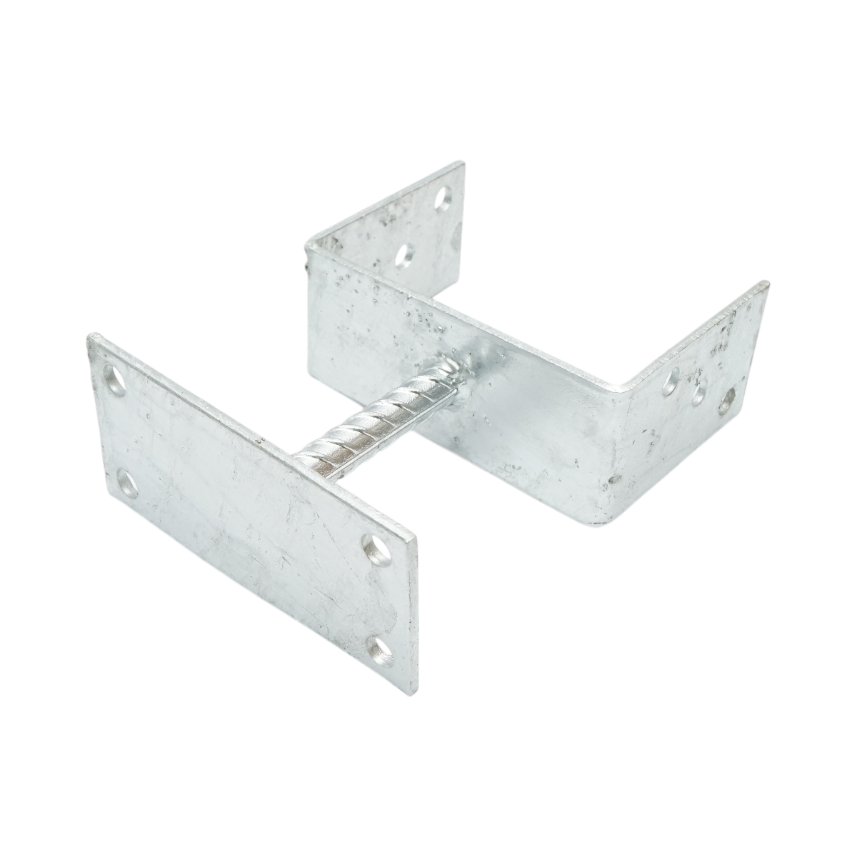 Papuc reazem cu talpa fixa 141x60x102mm, grosime 5mm, otel zincat - imagine 3