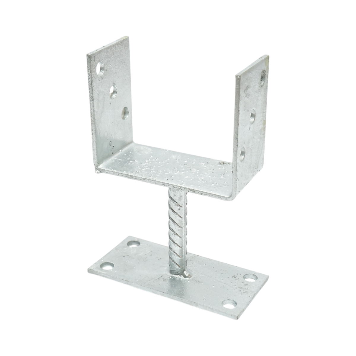 Papuc reazem cu talpa fixa 121x60x102mm, grosime 5mm, otel zincat