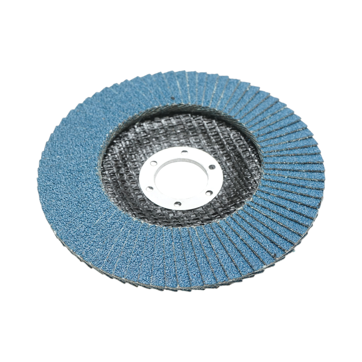 Disc lamelar abraziv cu zirconiu 125x22.23mm T29 R80 pentru slefuire, polizare metal si inox - imagine 4
