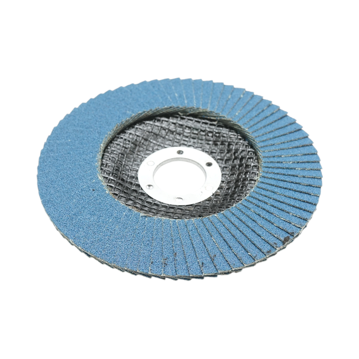 Disc lamelar abraziv cu zirconiu 125x22.23mm T29 R100 pentru slefuire, polizare metal si inox - imagine 4