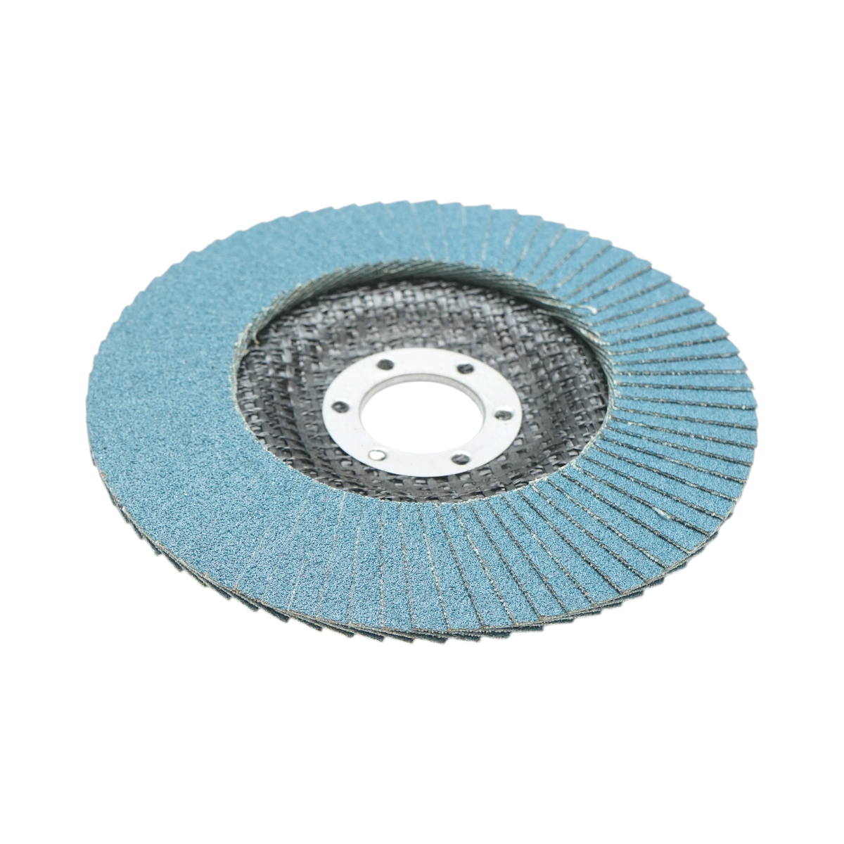 Disc lamelar abraziv cu zirconiu 125x22.23mm T29 R120 pentru slefuire, polizare metal si inox - imagine 4