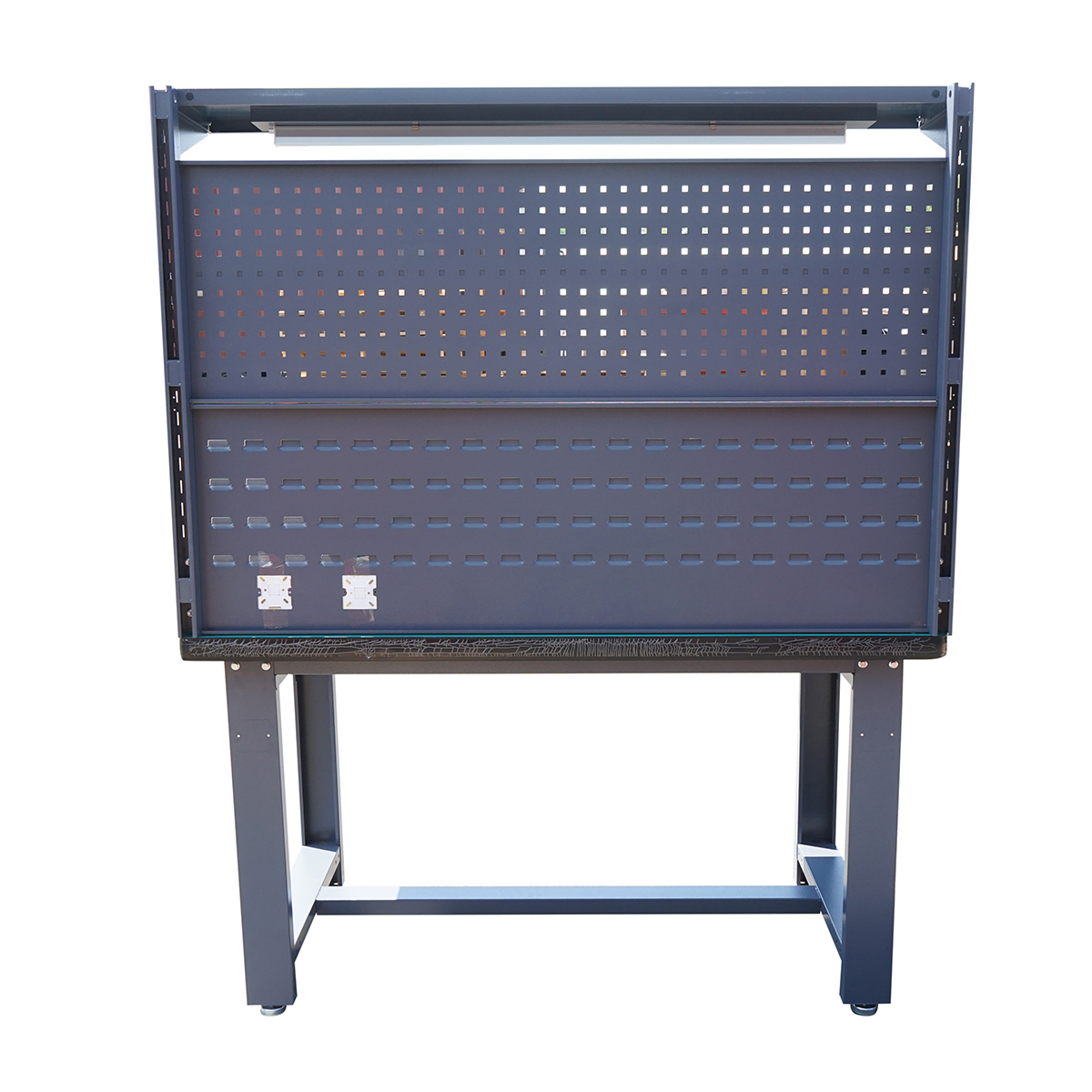 Masa, banc de lucru atelier cu priza 220V, panou perforat si iluminat LED 1500x750x800+1000mm - imagine 3