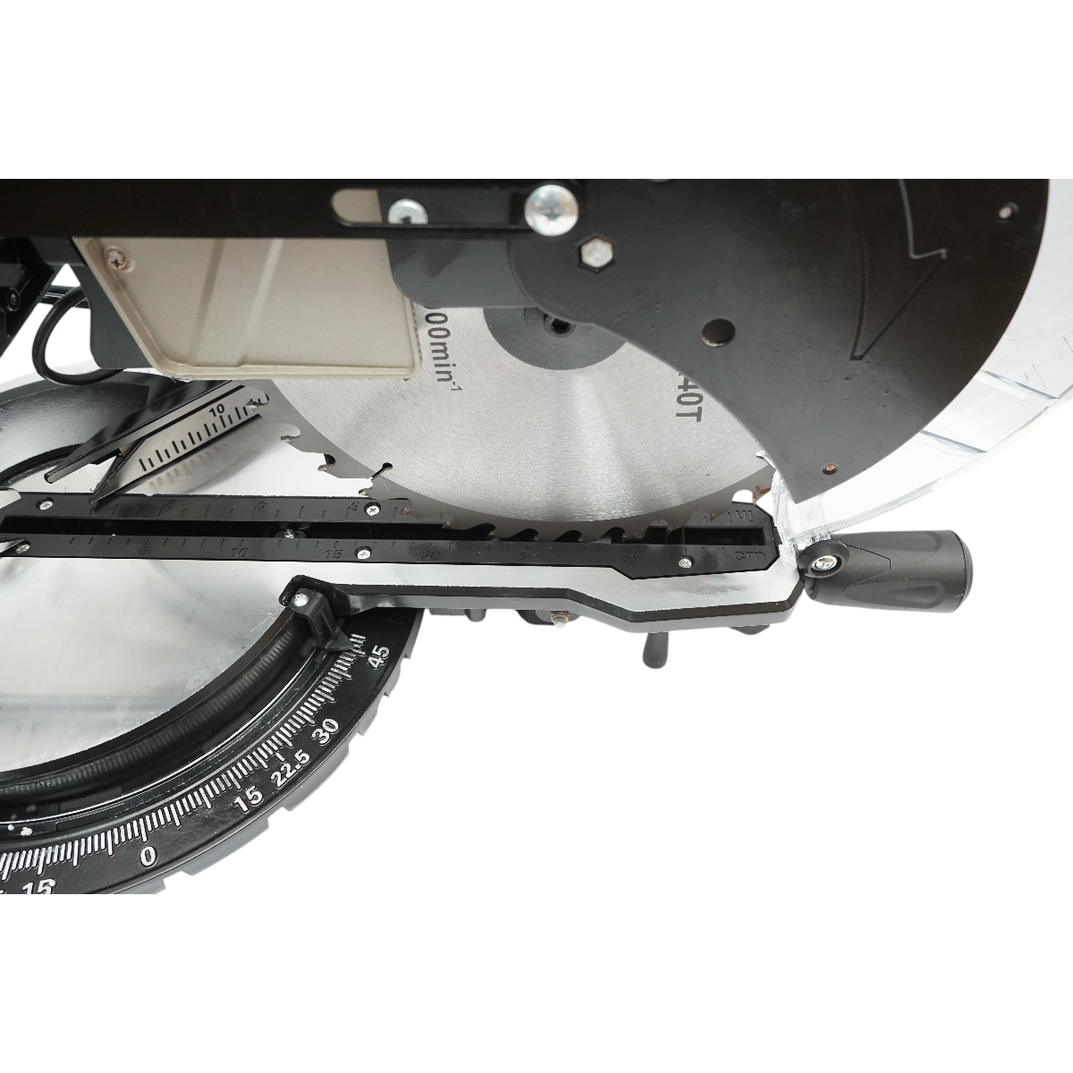 Fierastrau circular stationar 1800W, 220V, disc 305mm 40T, taiere inclinata 45°, 3800rpm - imagine 9
