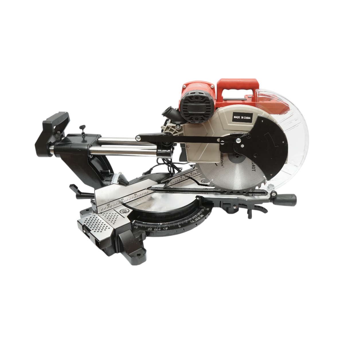 Fierastrau circular stationar 1800W, 220V, disc 305mm 40T, taiere inclinata 45°, 3800rpm - imagine 2