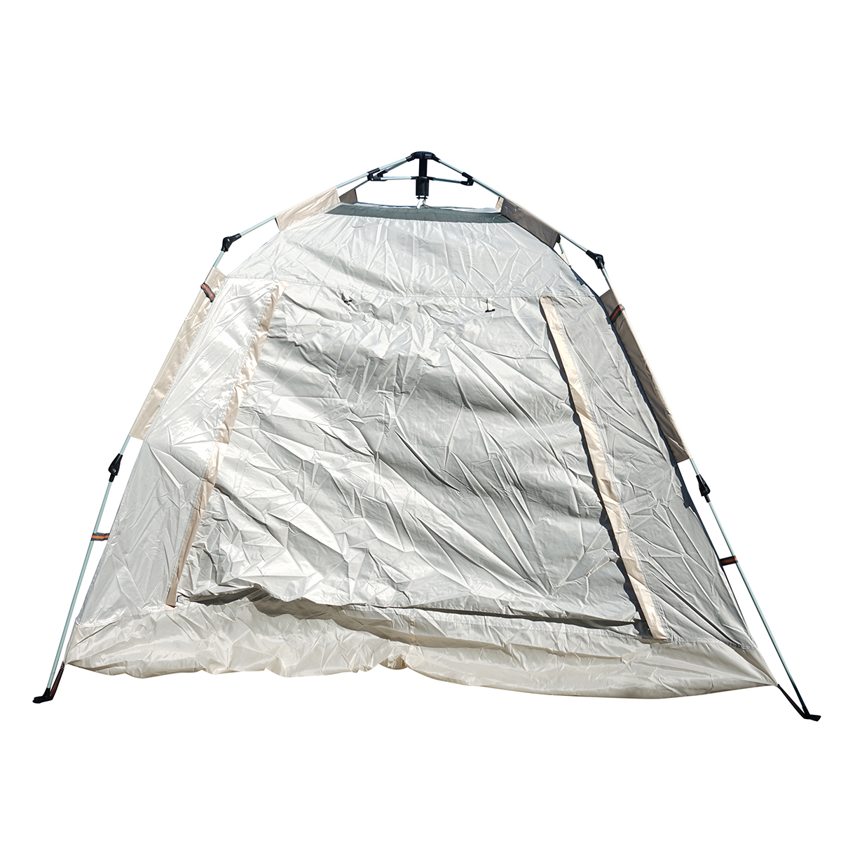 Cort camping 2 persoane pliabil automat pop-up, deschidere 4 parti, plasa anti-insecte, impermeabil 240x240x155cm - imagine 3