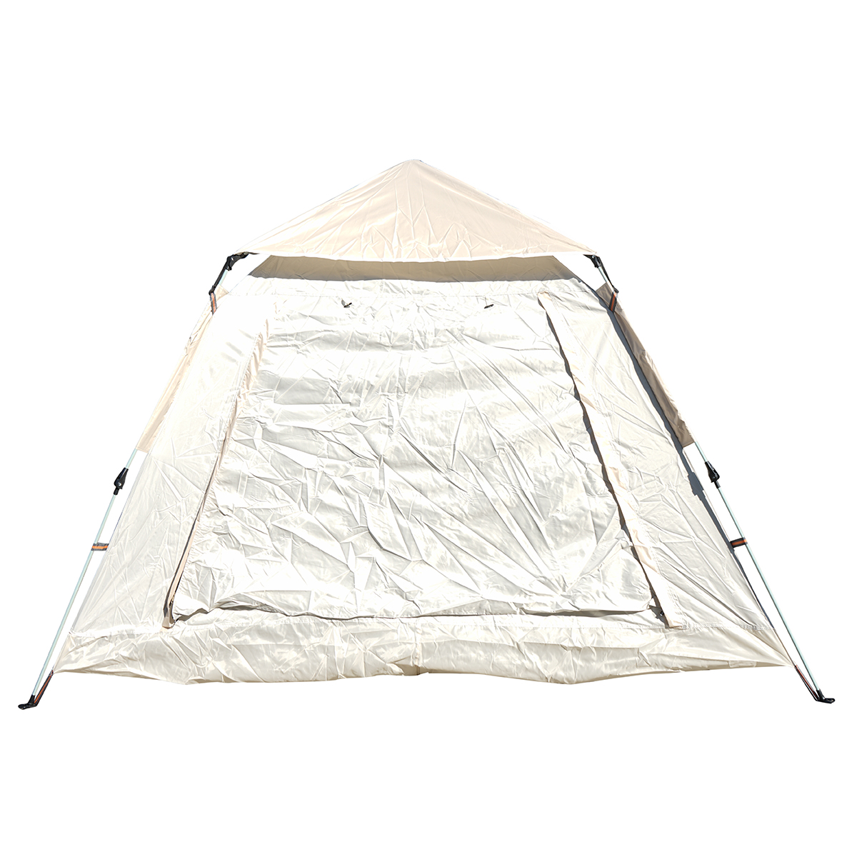 Cort camping 2 persoane pliabil automat pop-up, deschidere 4 parti, plasa anti-insecte, impermeabil 240x240x155cm - imagine 4