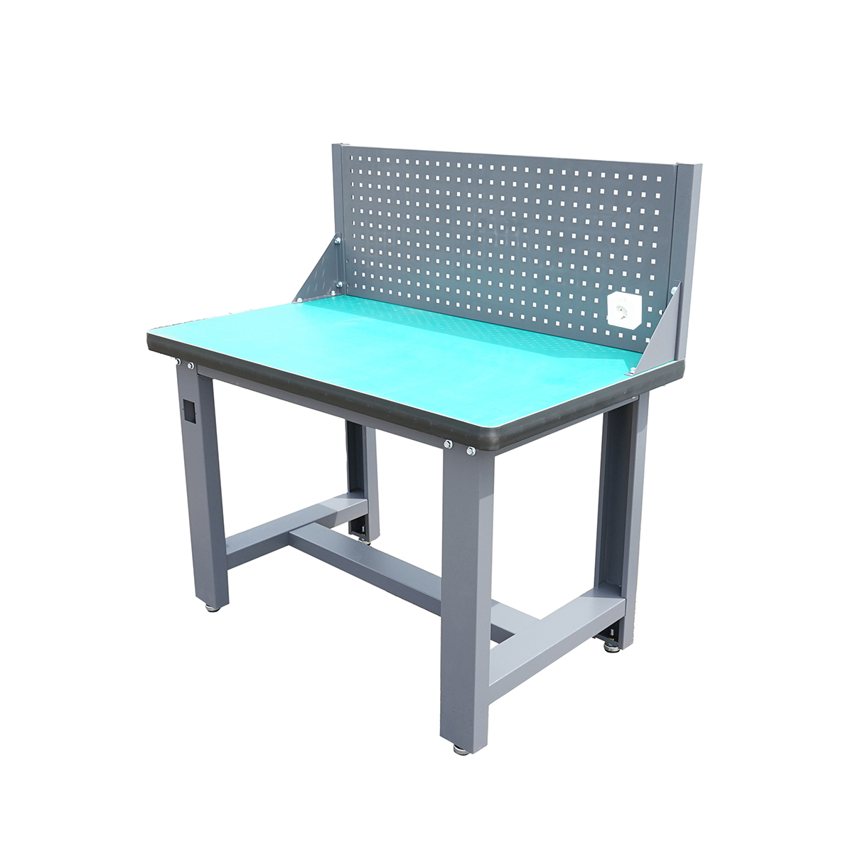Masa, banc de lucru atelier cu priza 220V si panou perforat 1200x750x800+450mm - imagine 3
