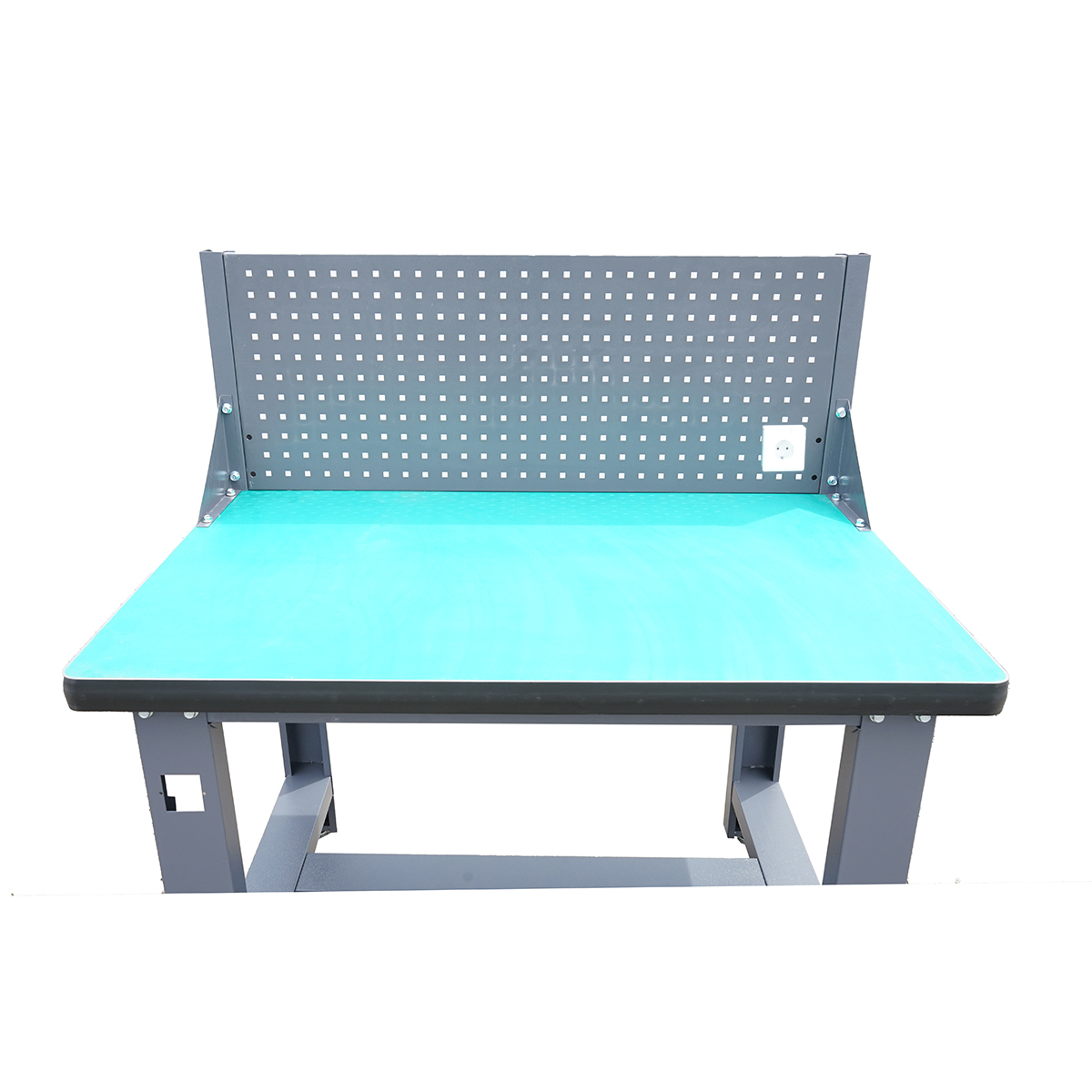 Masa, banc de lucru atelier cu priza 220V si panou perforat 1200x750x800+450mm - imagine 6
