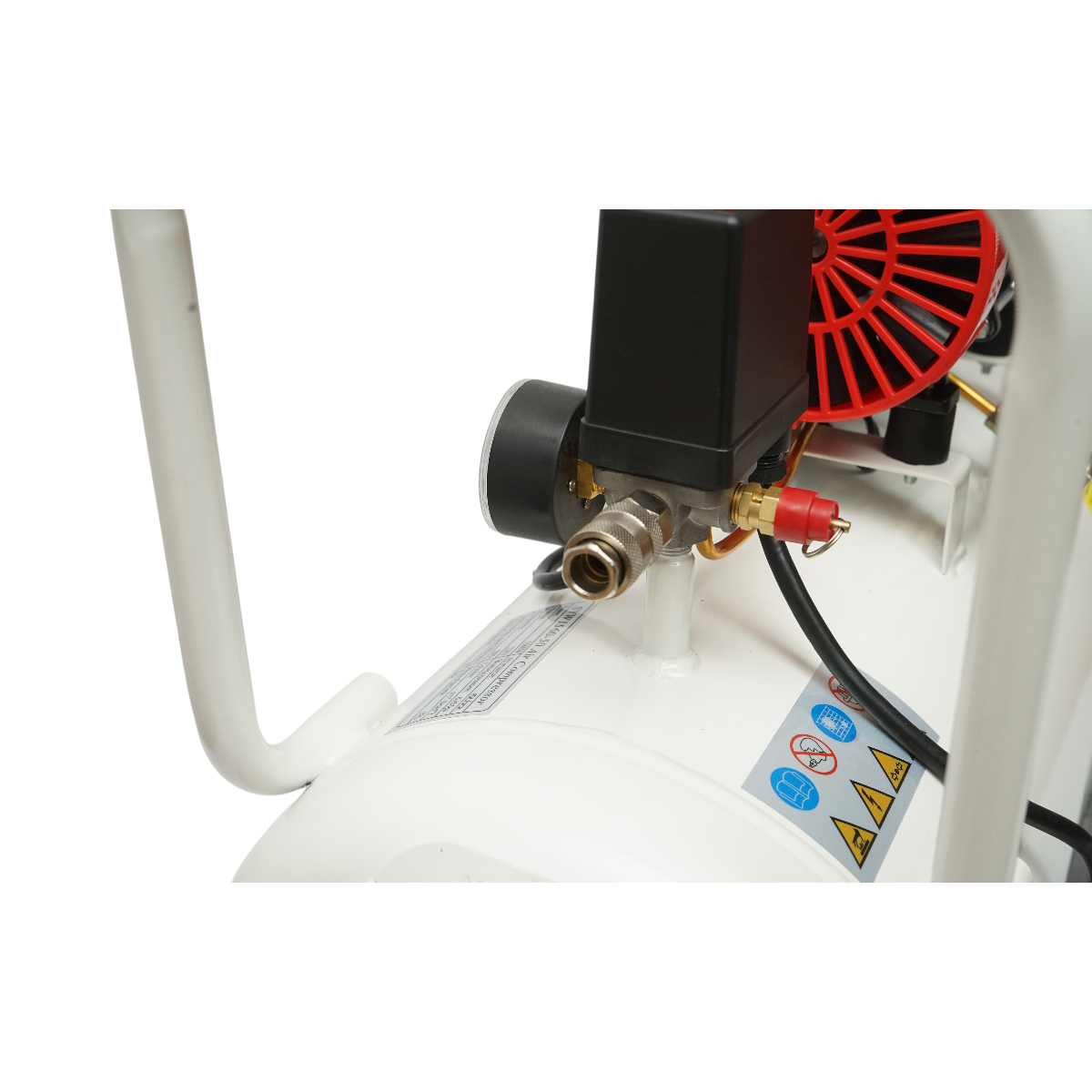 Compresor aer 50L, motor 2 cilindri 1.5KW/2.1CP, presiune maxima 8 bar, volum aer aspirat 155L/min Breckner Germany - imagine 9