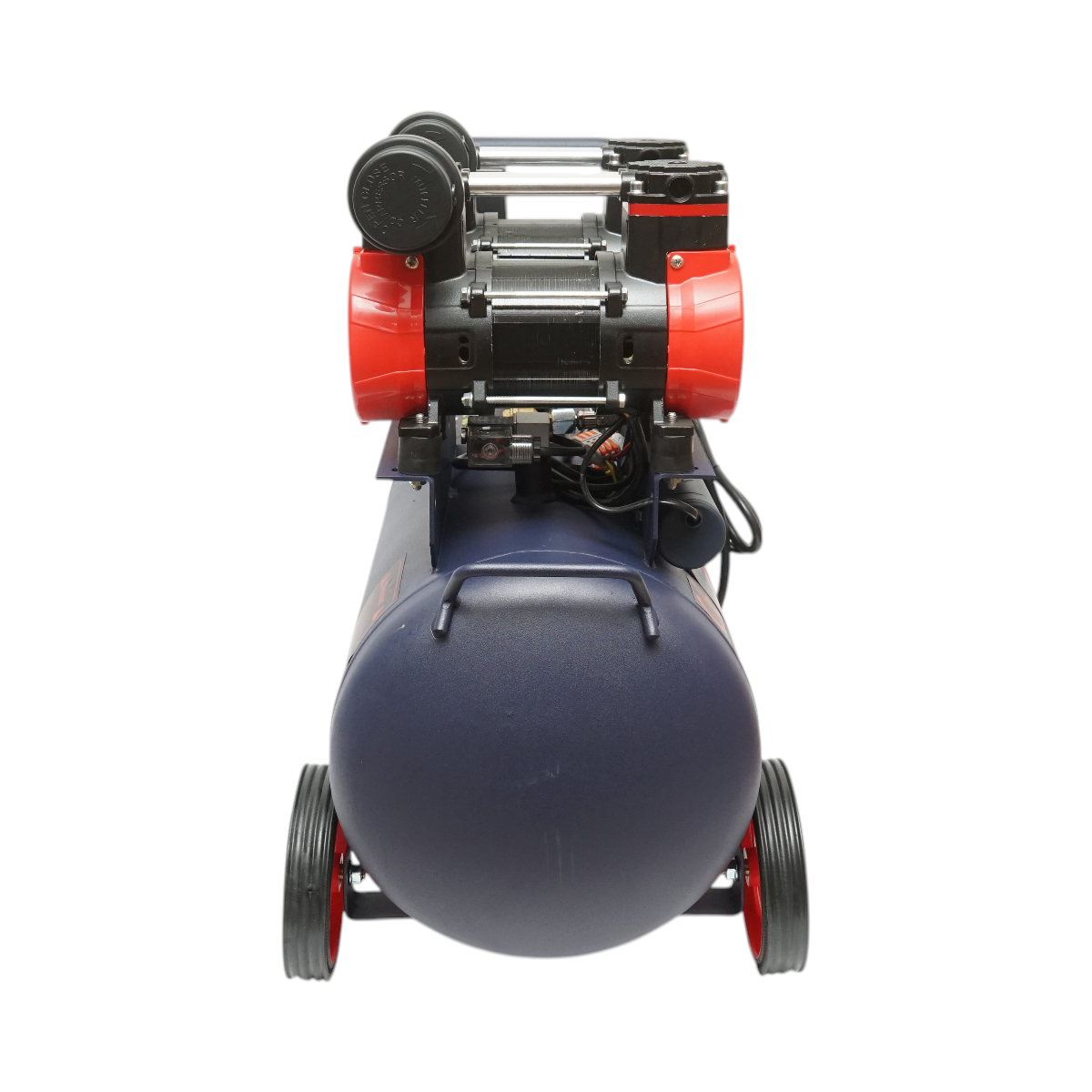 Compresor aer 50L fara ulei silentios, 2 motoare 4 cilindri 1.5KW/2CP, presiune maxima 8 bar, volum aer aspirat 170L/min - imagine 4