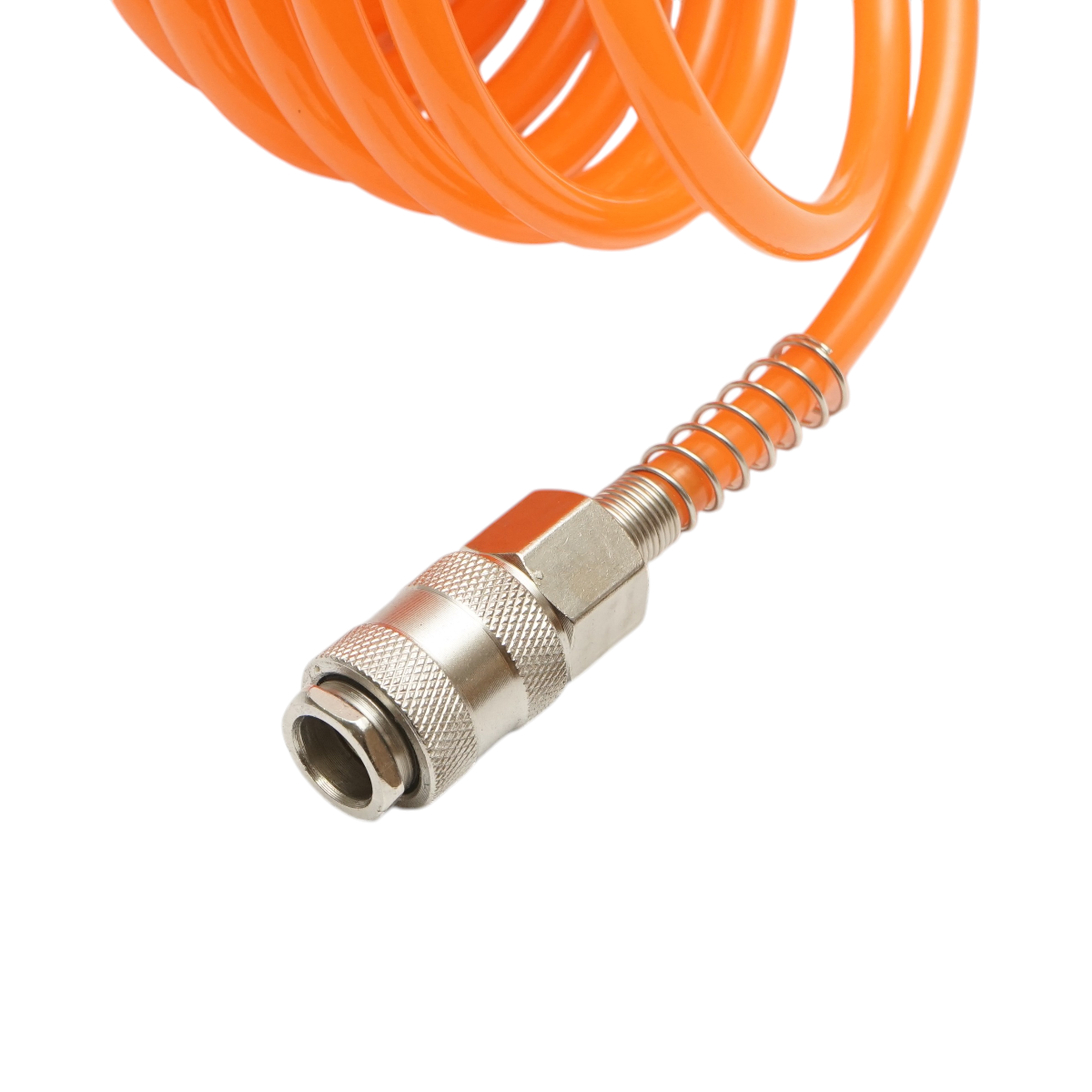Furtun aer comprimat spiralat 5m, Ø 5mm, cupla rapida 1/4 - imagine 4