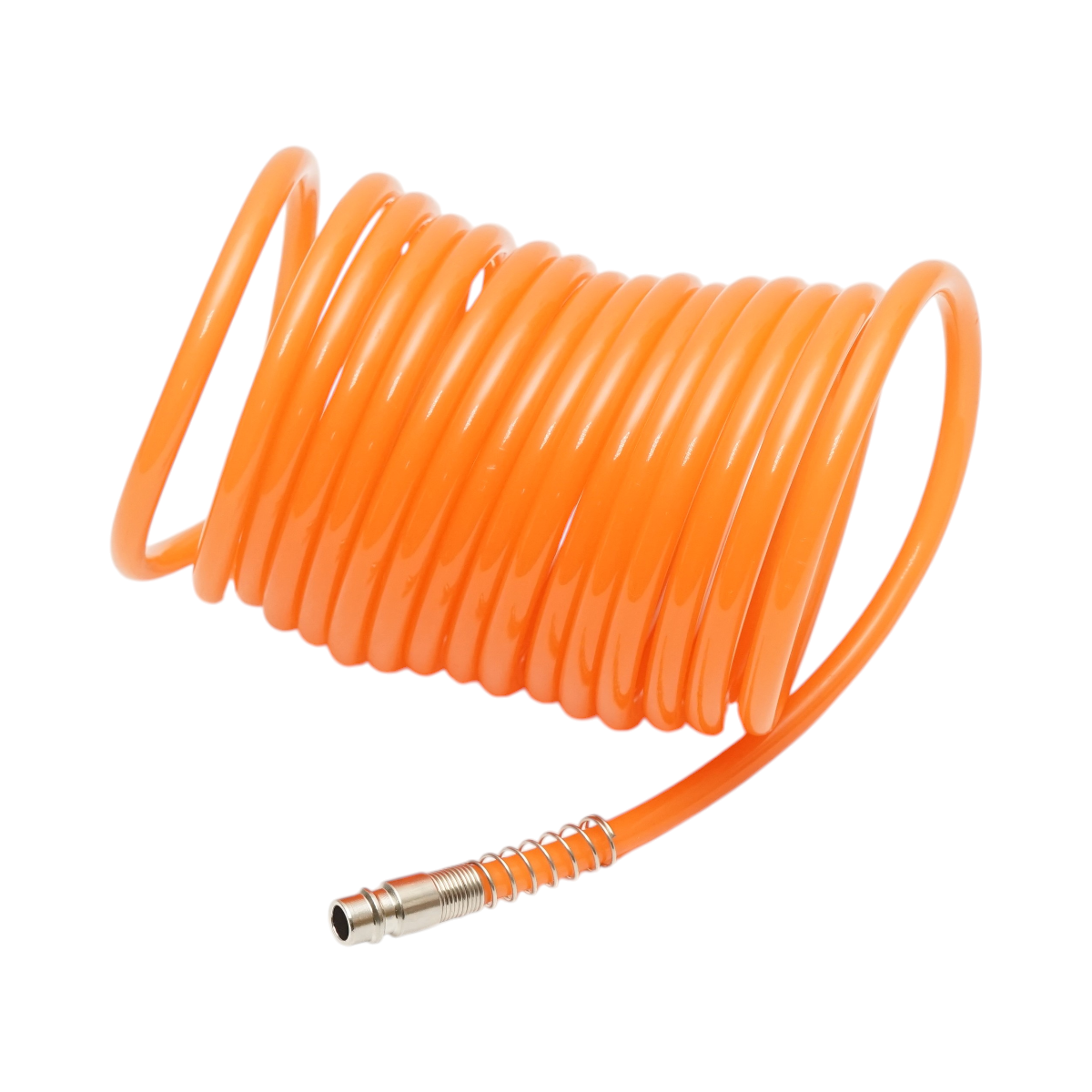 Furtun aer comprimat spiralat 5m, Ø 5mm, cupla rapida 1/4 - imagine 3
