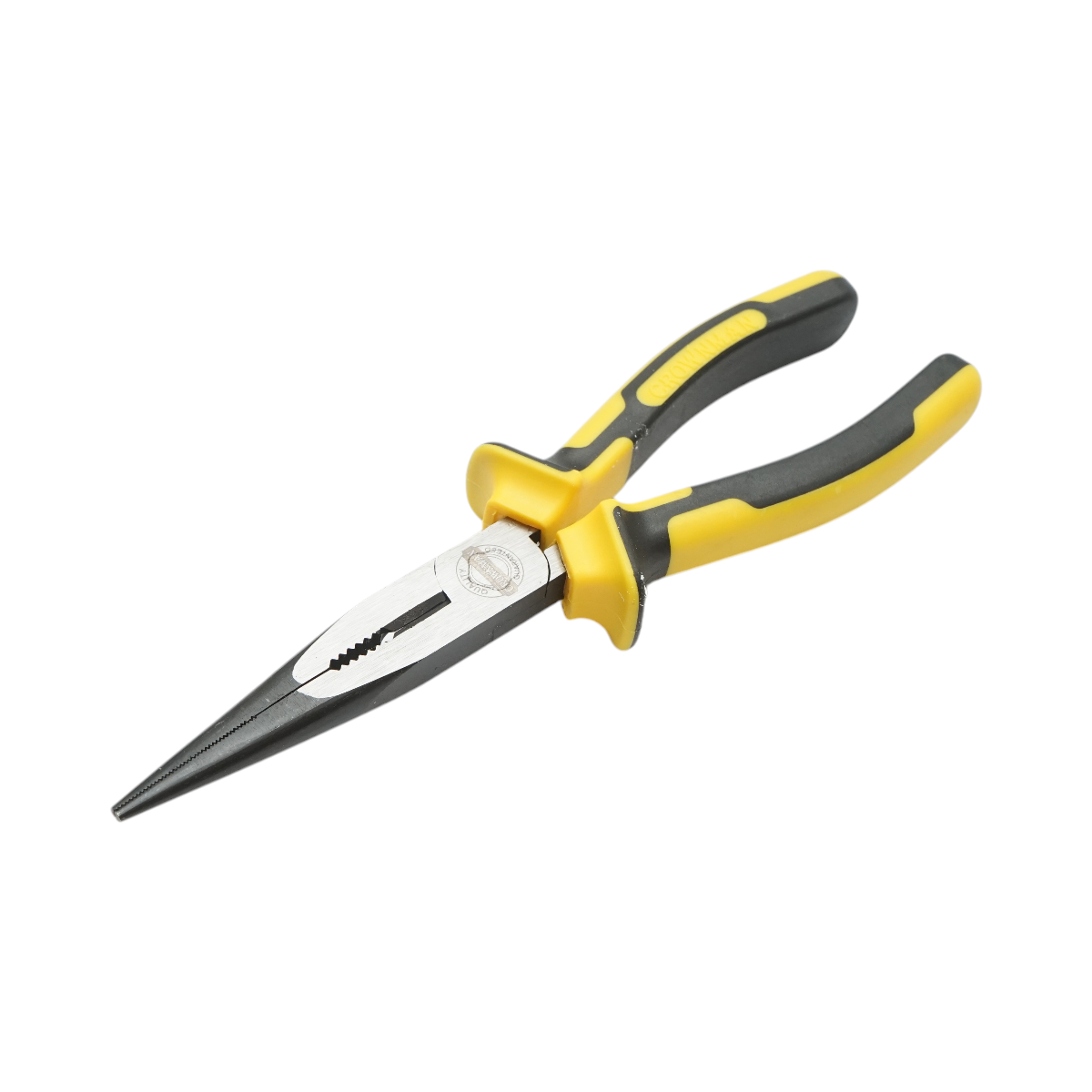 Cleste patent cu varf lung ascutit 200mm profesional Cr-V Crownman - imagine 4